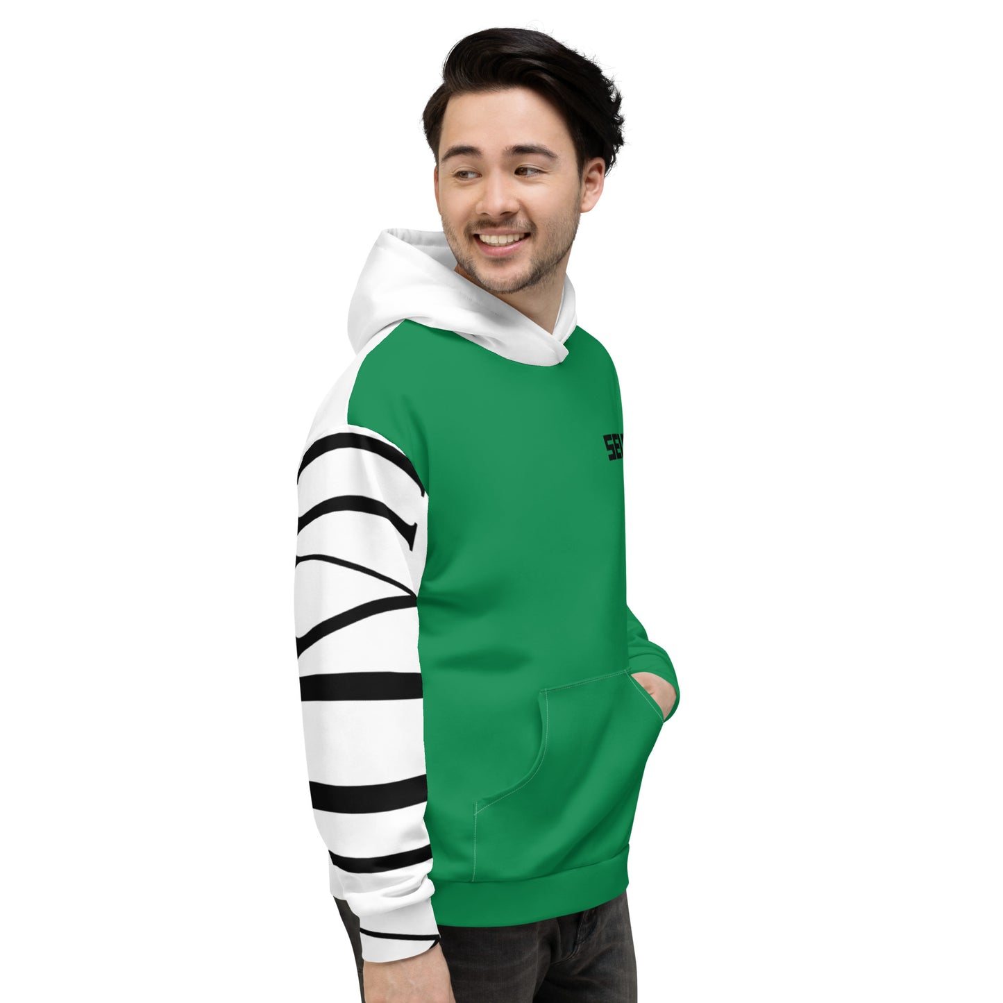 Seven- Hoodie (Green)