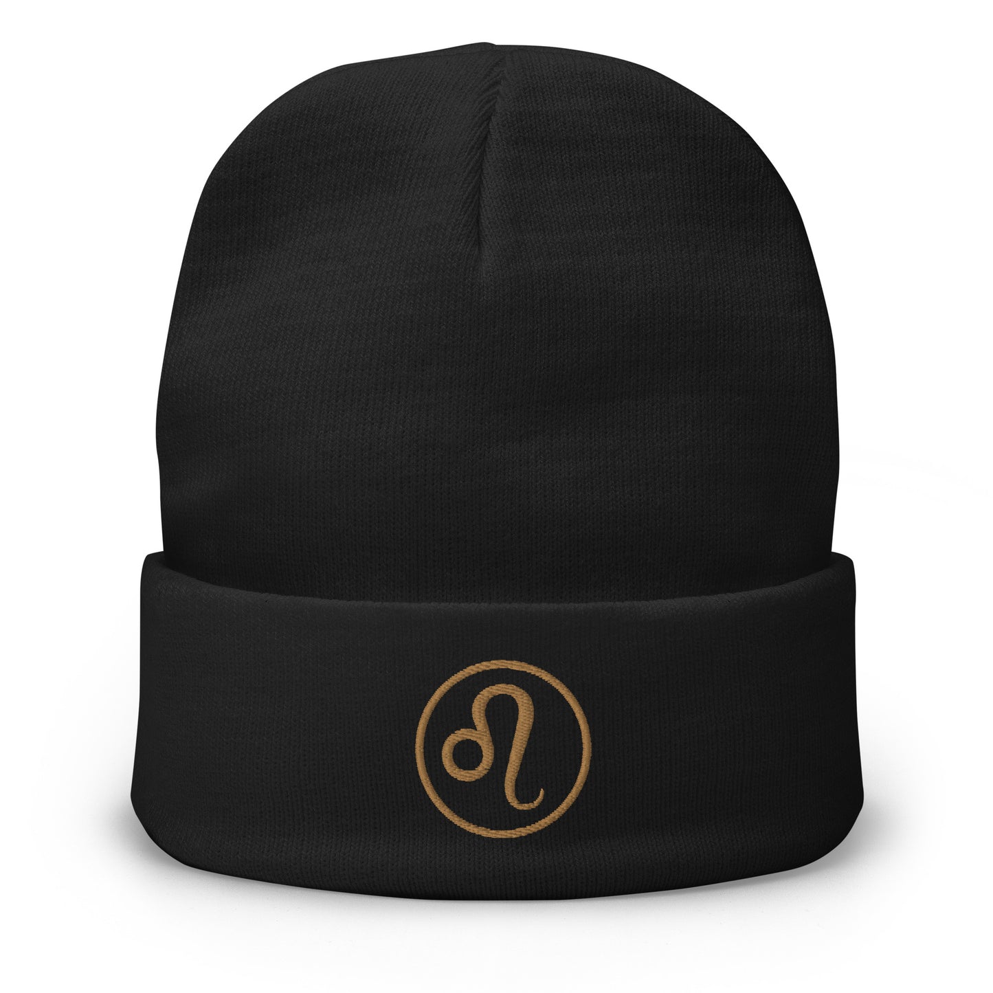 Leo- Embroidered Beanie
