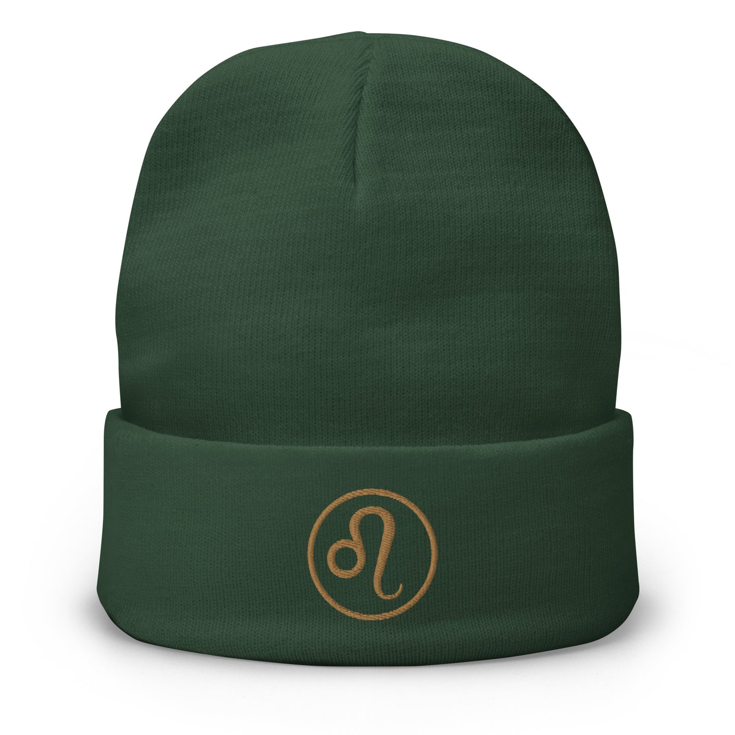 Leo- Embroidered Beanie