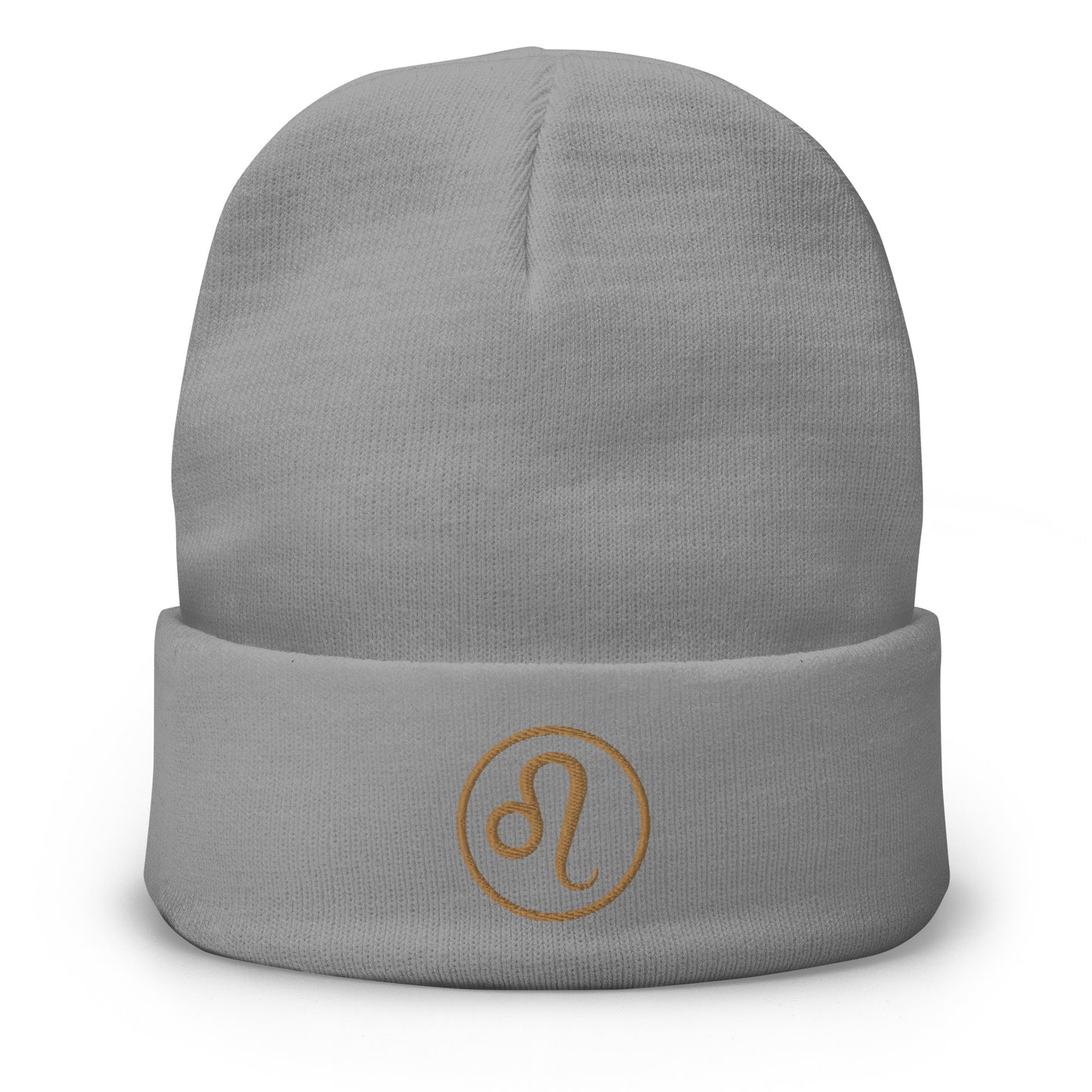 Leo- Embroidered Beanie
