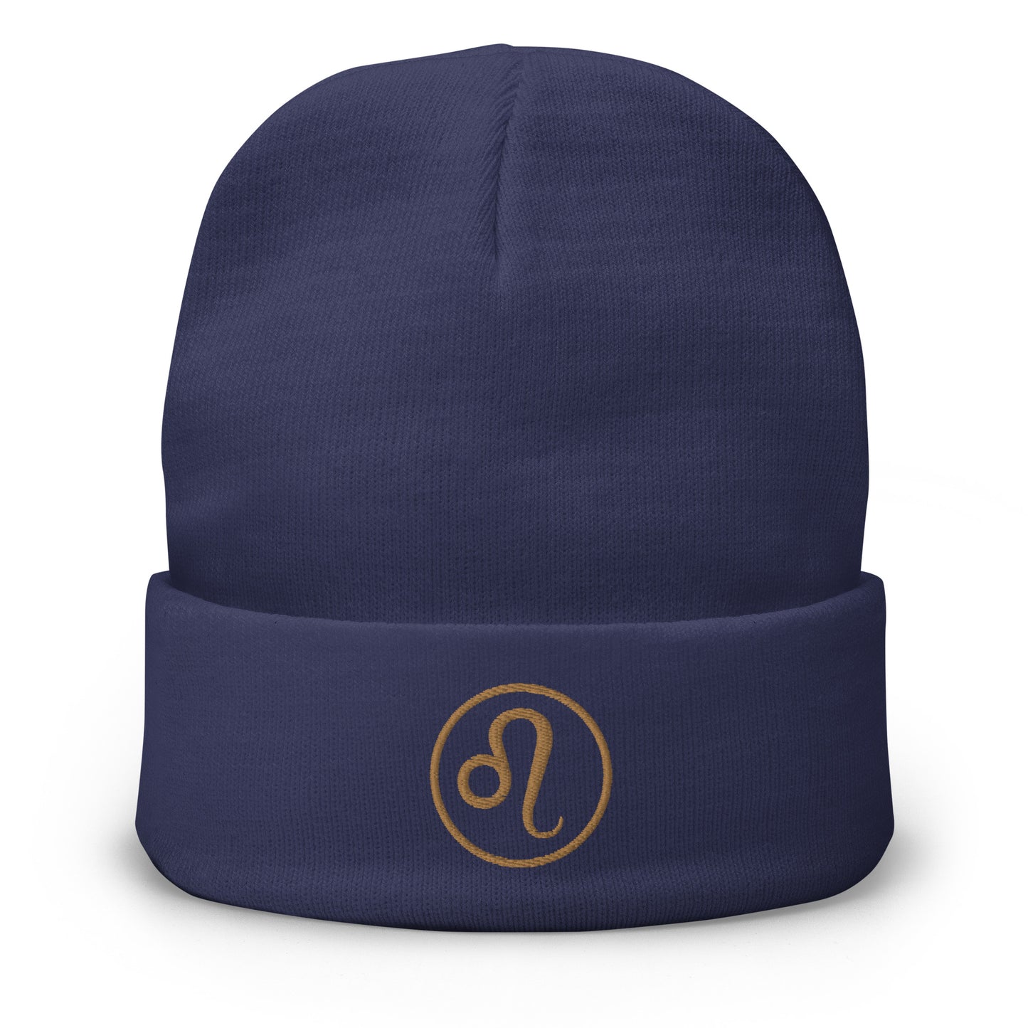 Leo- Embroidered Beanie