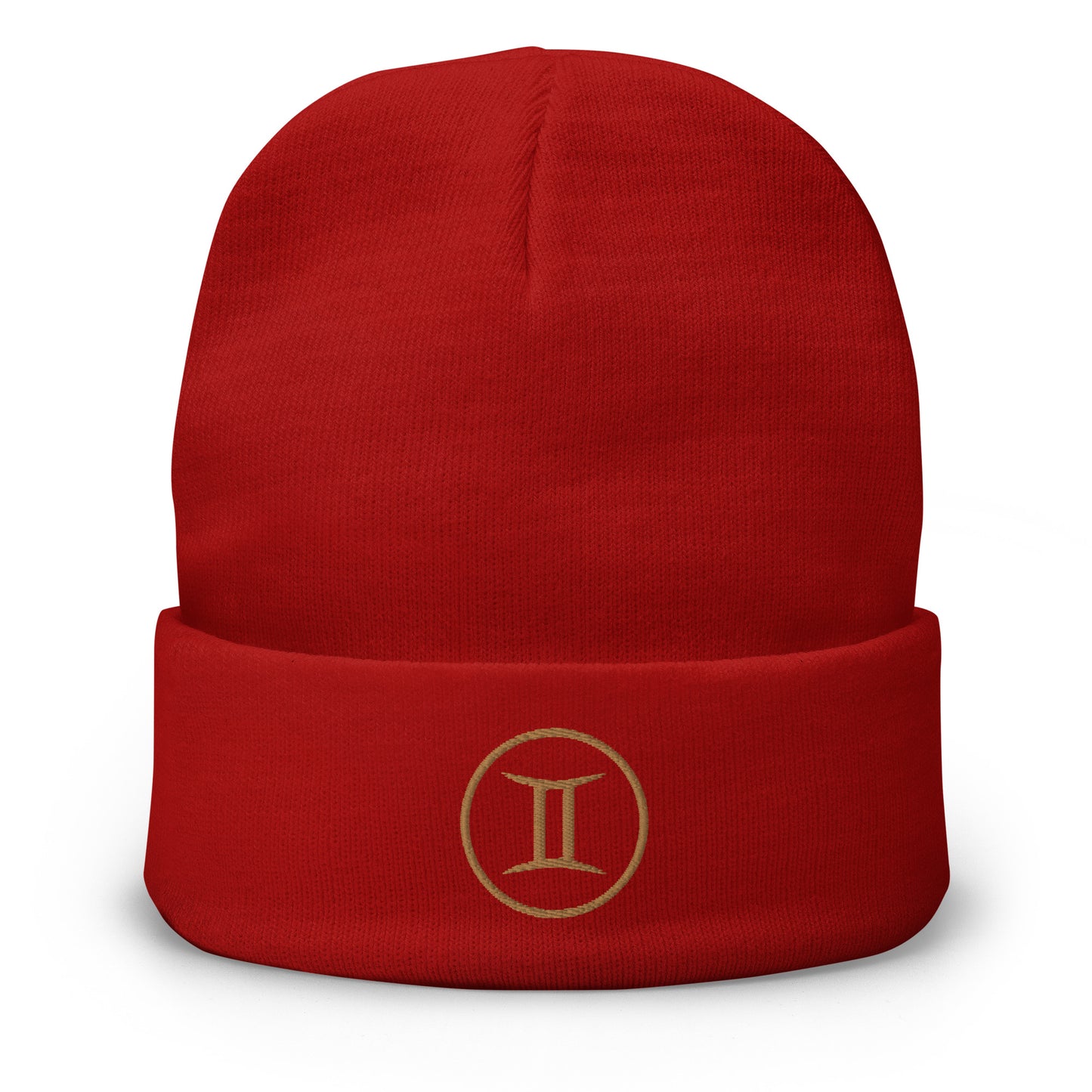 Gemini- Embroidered Beanie