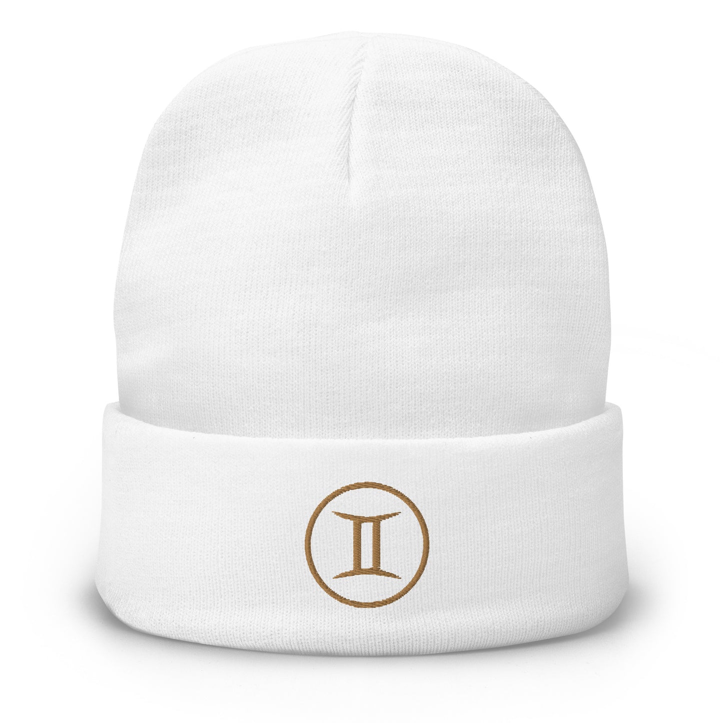 Gemini- Embroidered Beanie