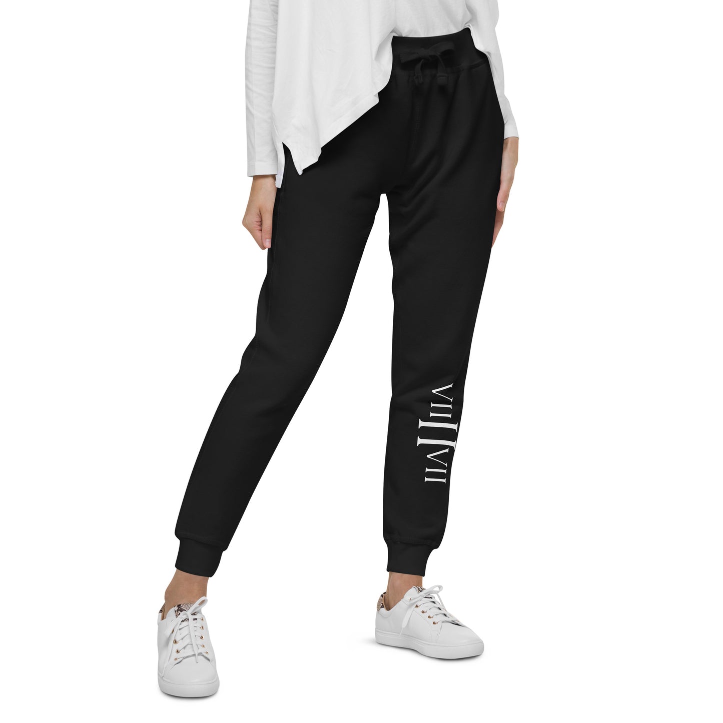 VII II VII- Fleece Sweatpants (Black)