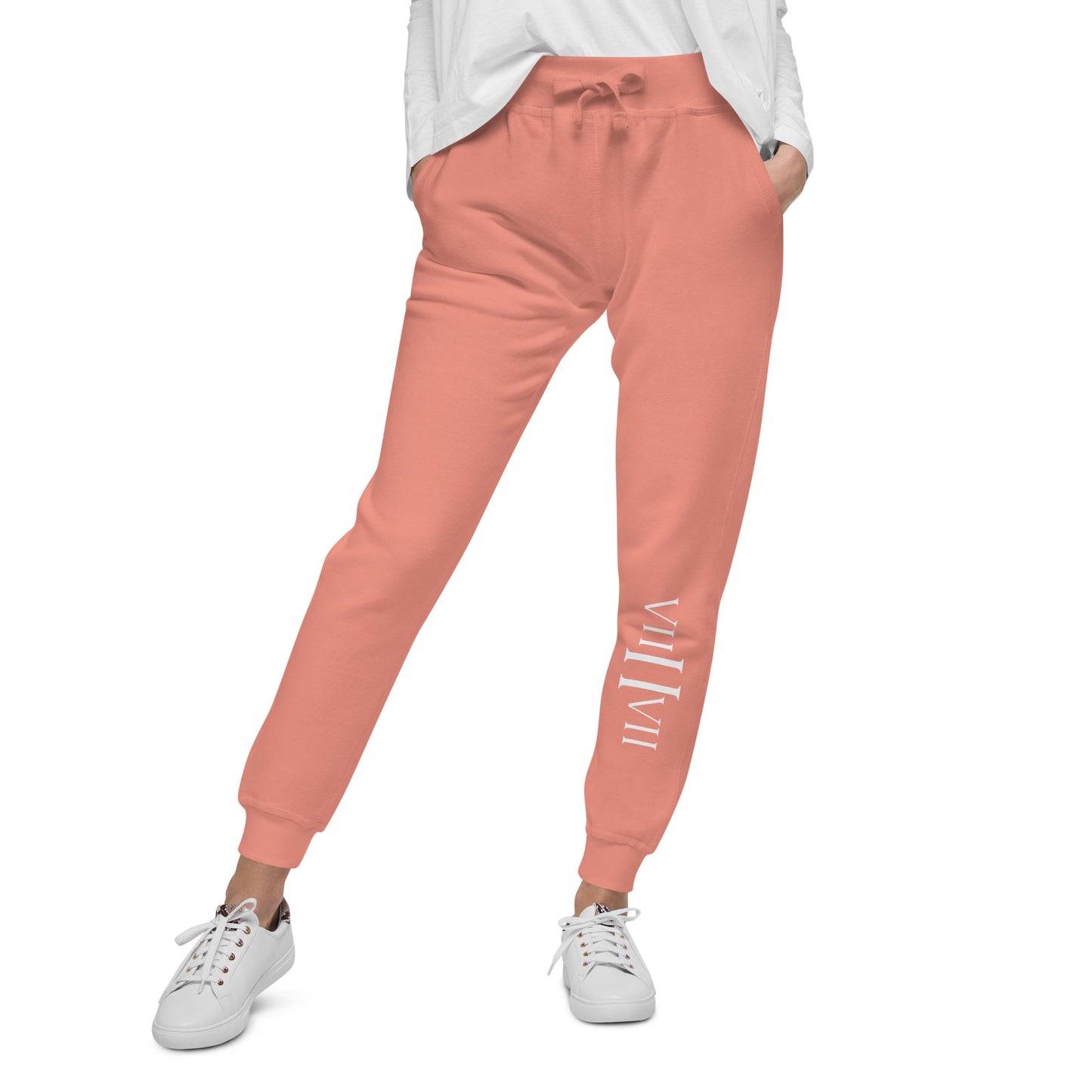 VII II VII- Fleece Sweatpants (Dusty Rose)