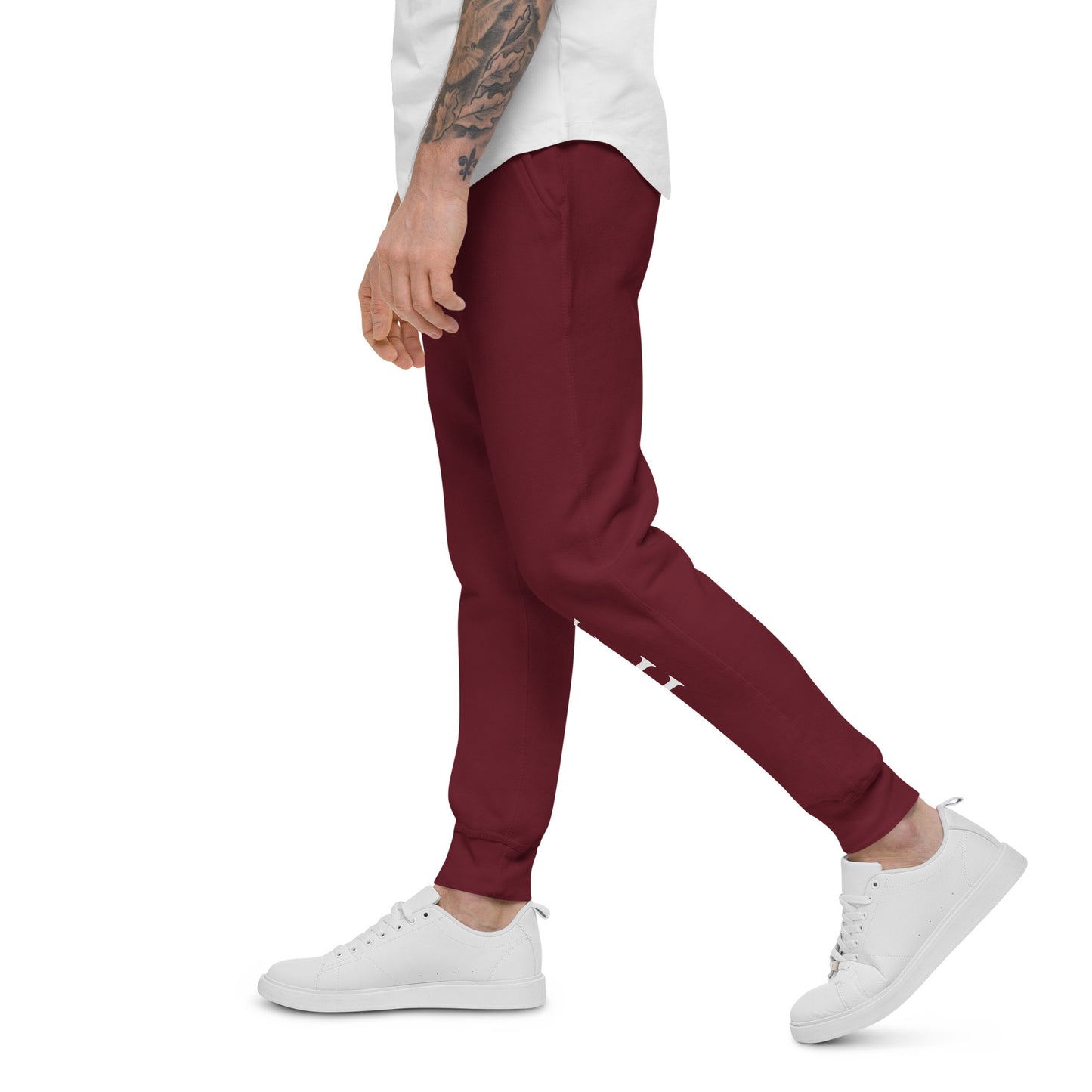 VII II VII- Fleece Sweatpants (Maroon)