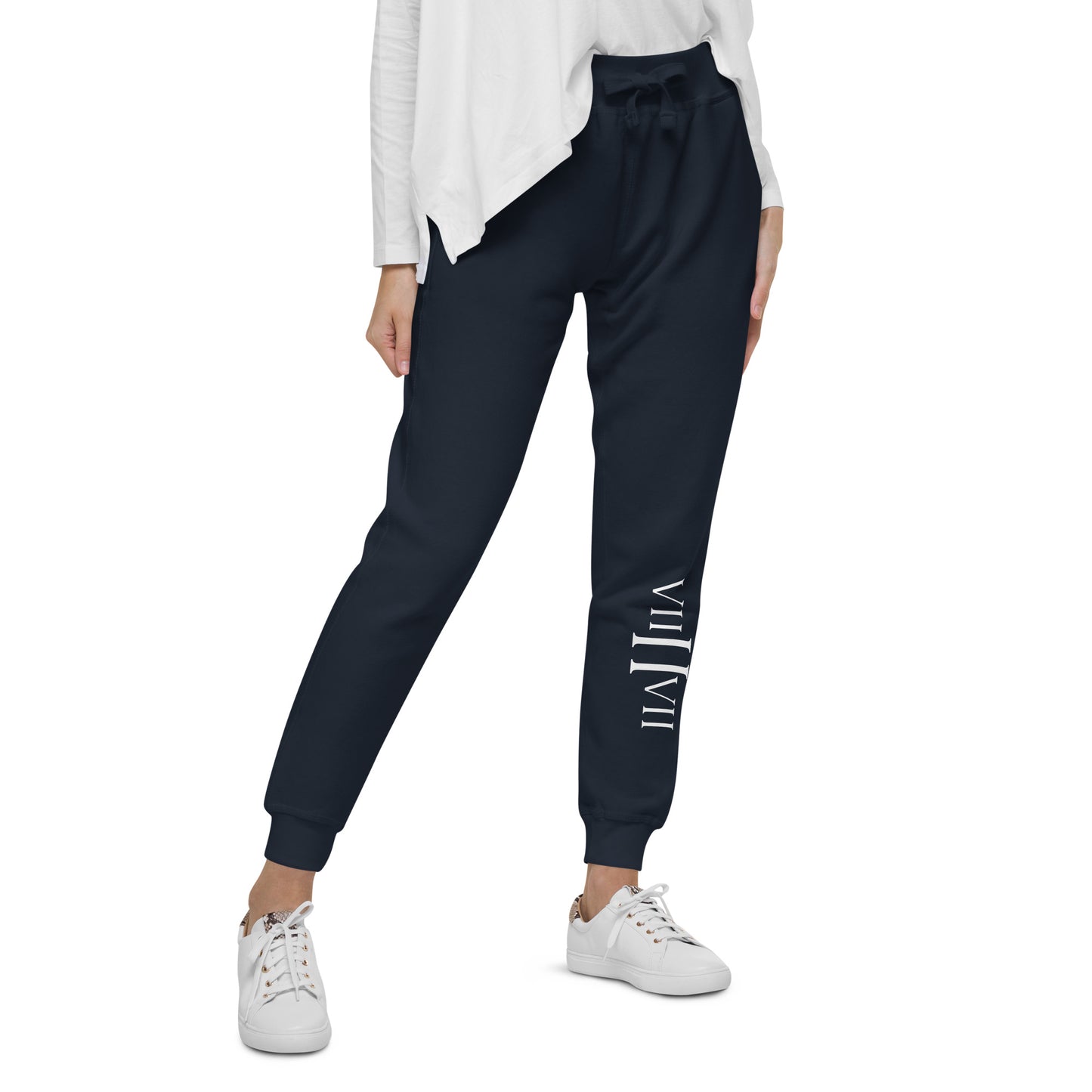 VII II VII- Fleece Sweatpants (Navy Blue)