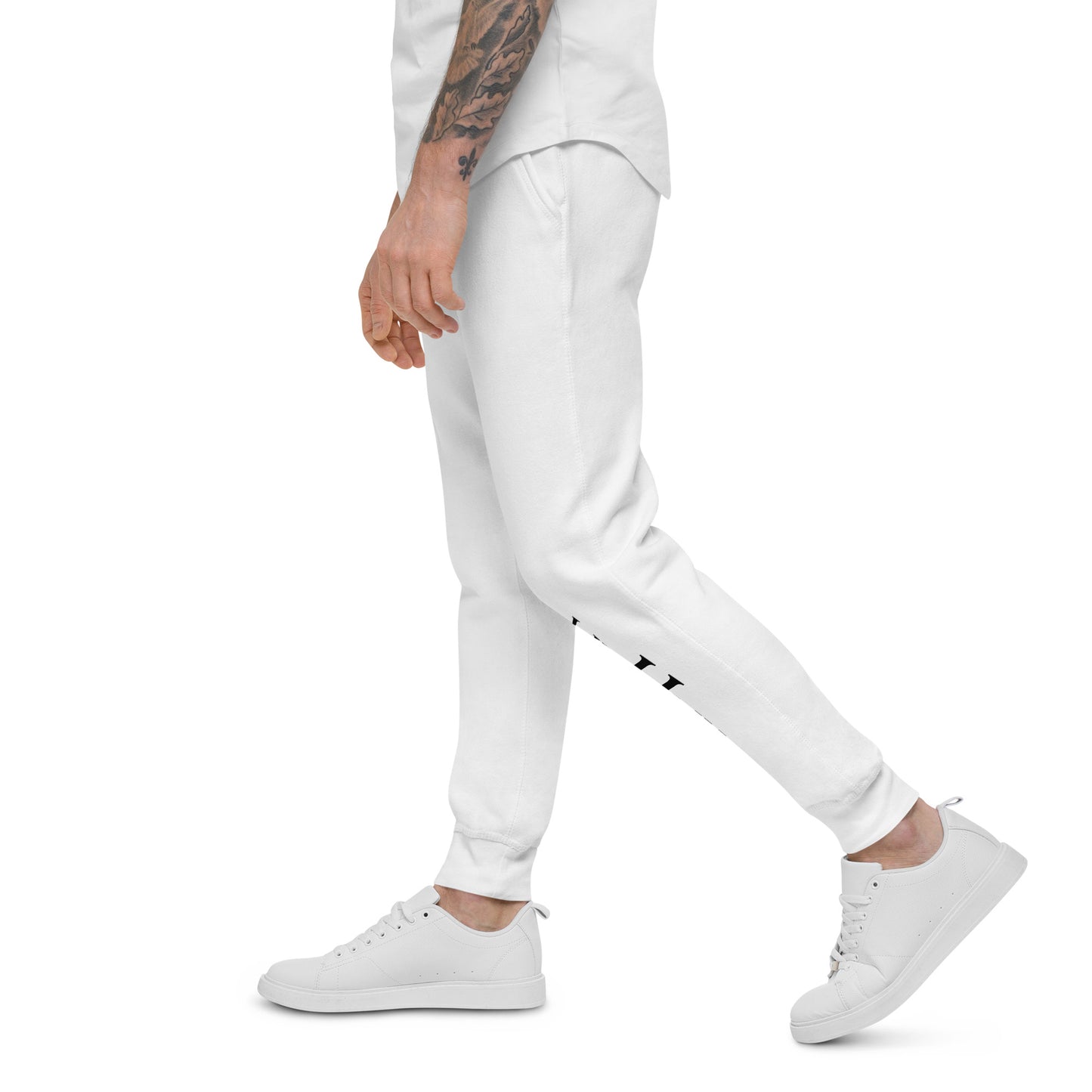 VII II VII- Fleece Sweatpants (White)
