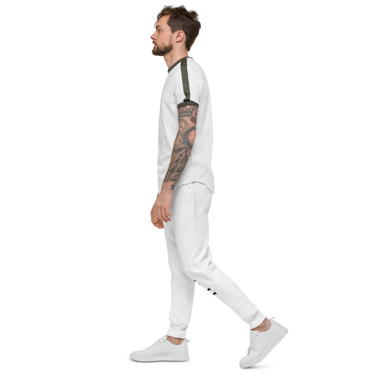 VII II VII- Fleece Sweatpants (White)
