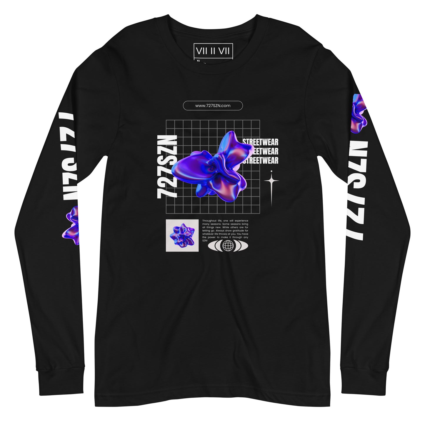 727 Abstract- Long Sleeve Tee