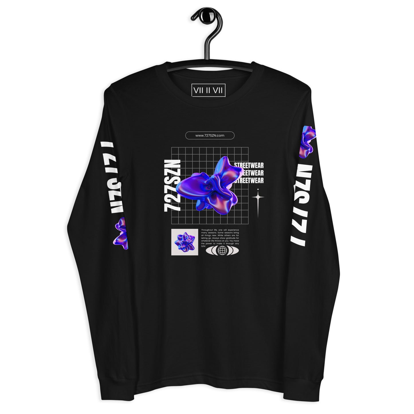 727 Abstract- Long Sleeve Tee