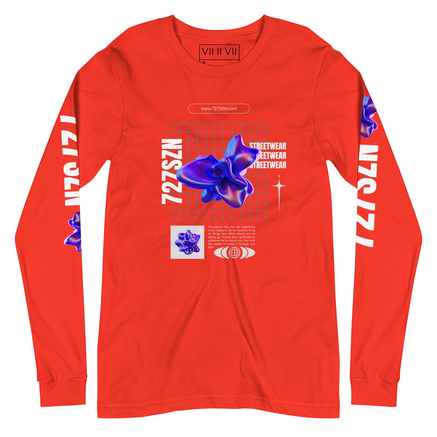 727 Abstract- Long Sleeve Tee