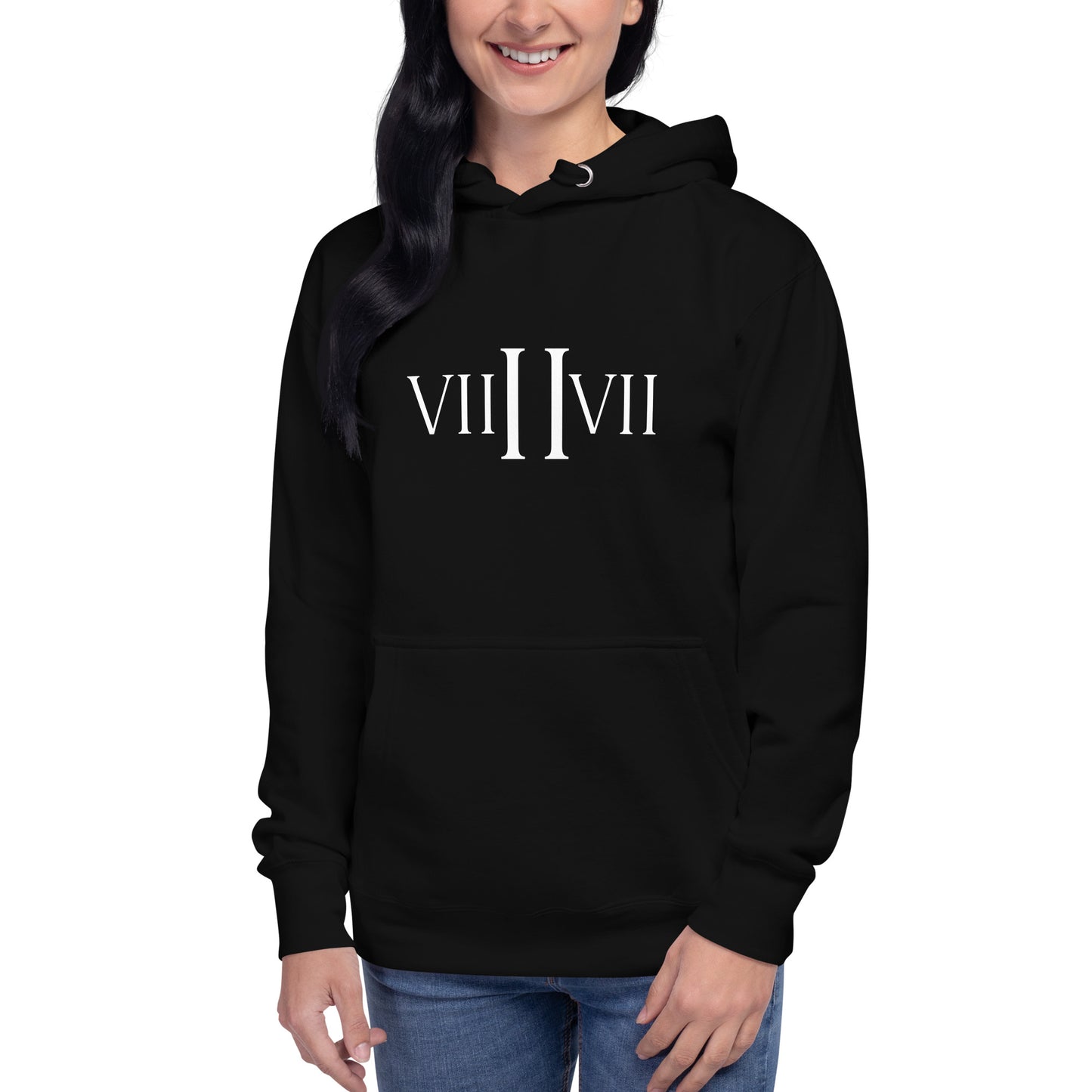 VII II VII- Hoodie (Black)