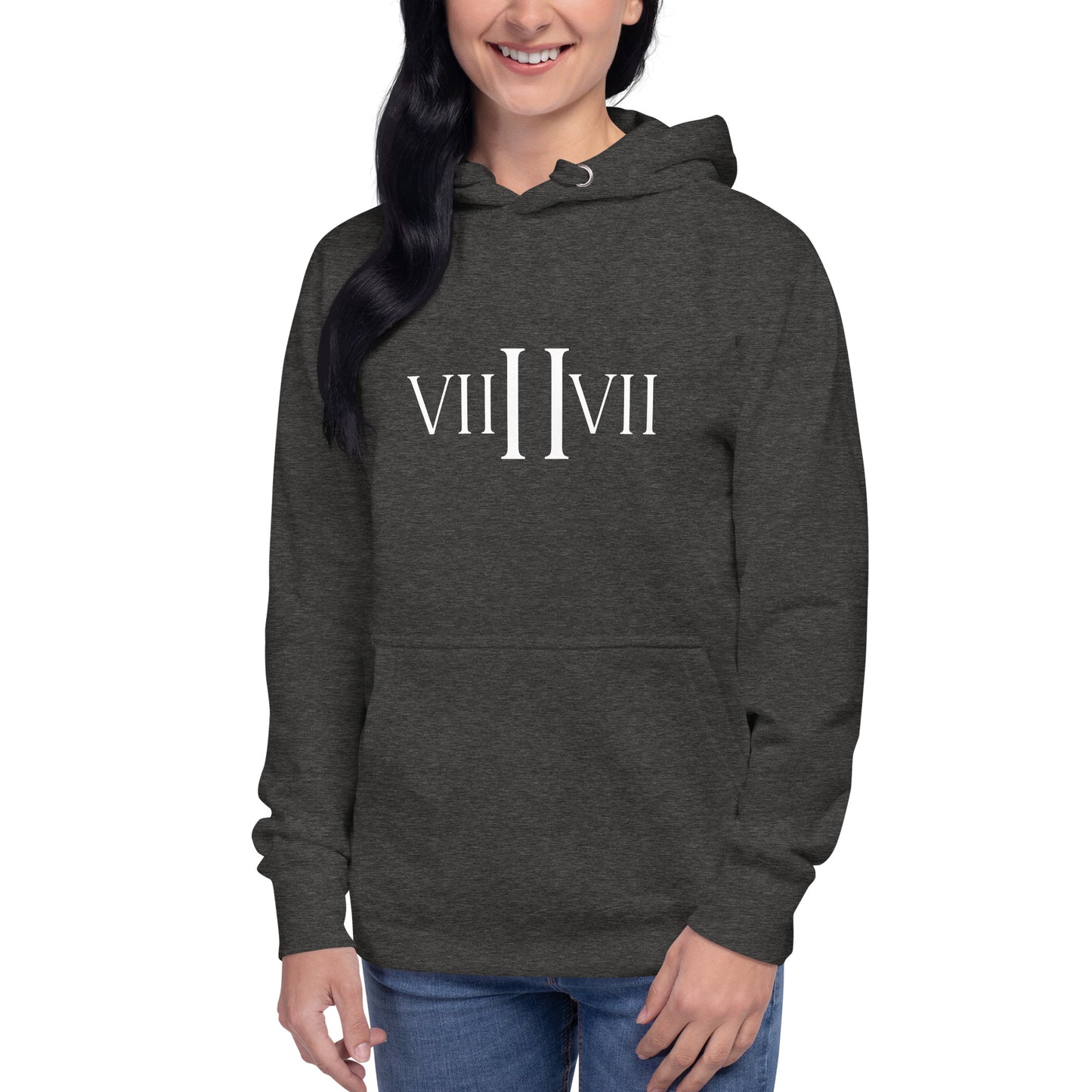 VII II VII- Hoodie (Charcoal Heather)