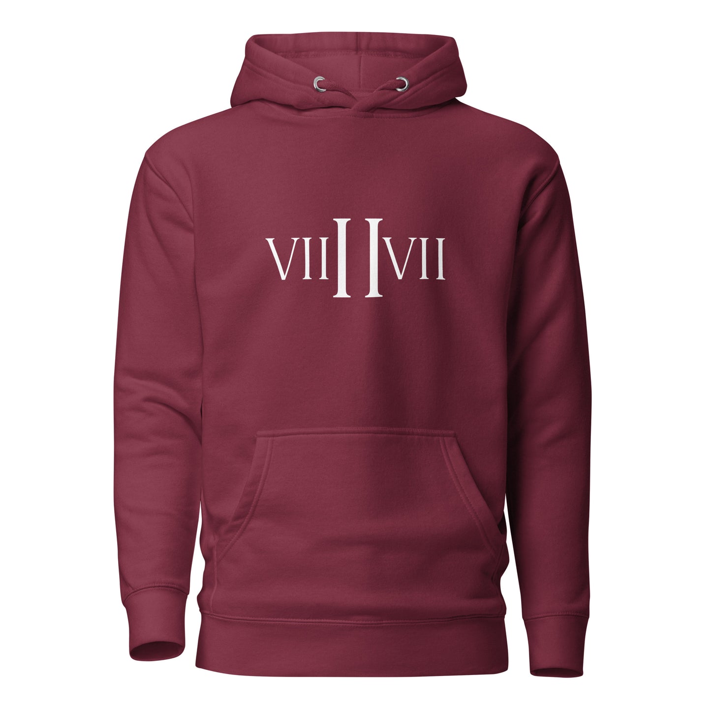 VII II VII- Hoodie (Marroon)