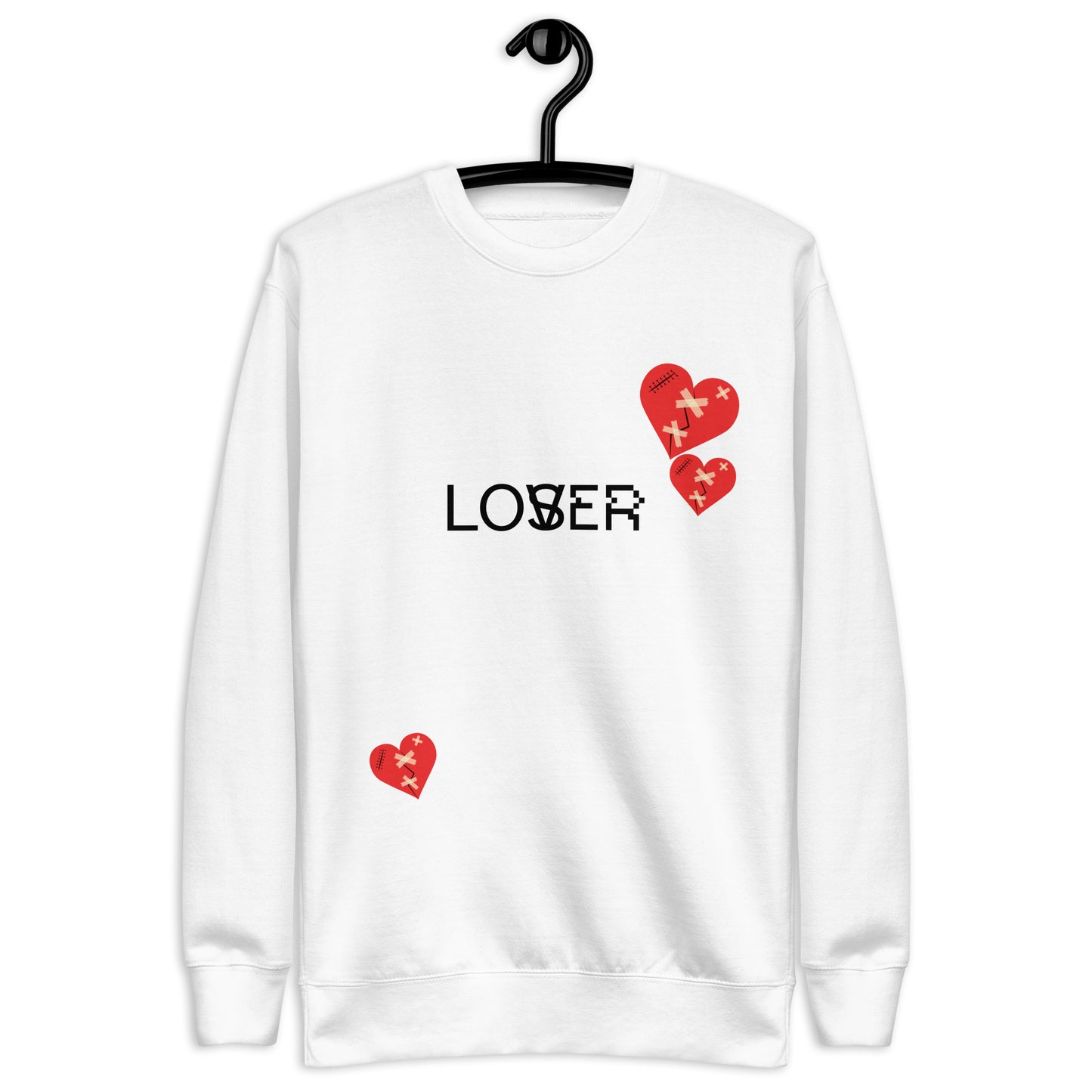 Lover/Loser- Sweatshirt (White)