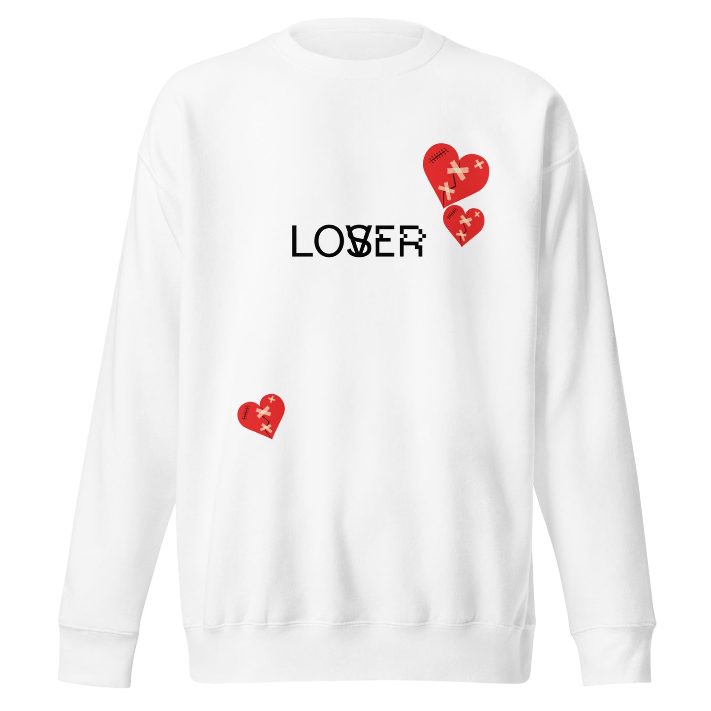 Lover/Loser- Sweatshirt (White)