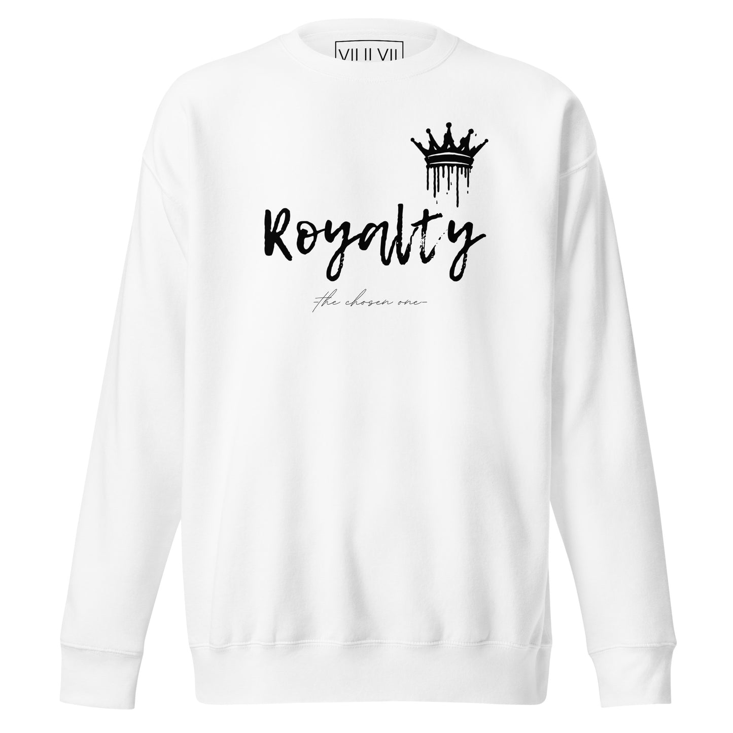 Royalty (White)- Sweatshirt