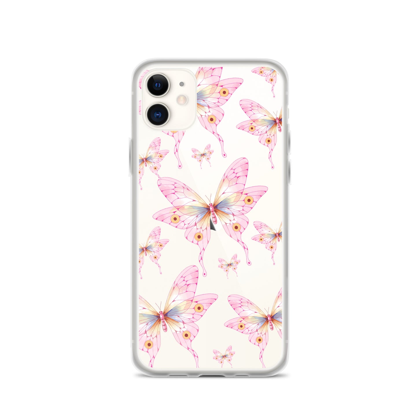 Pink Butterfly- Clear Case for iPhone®