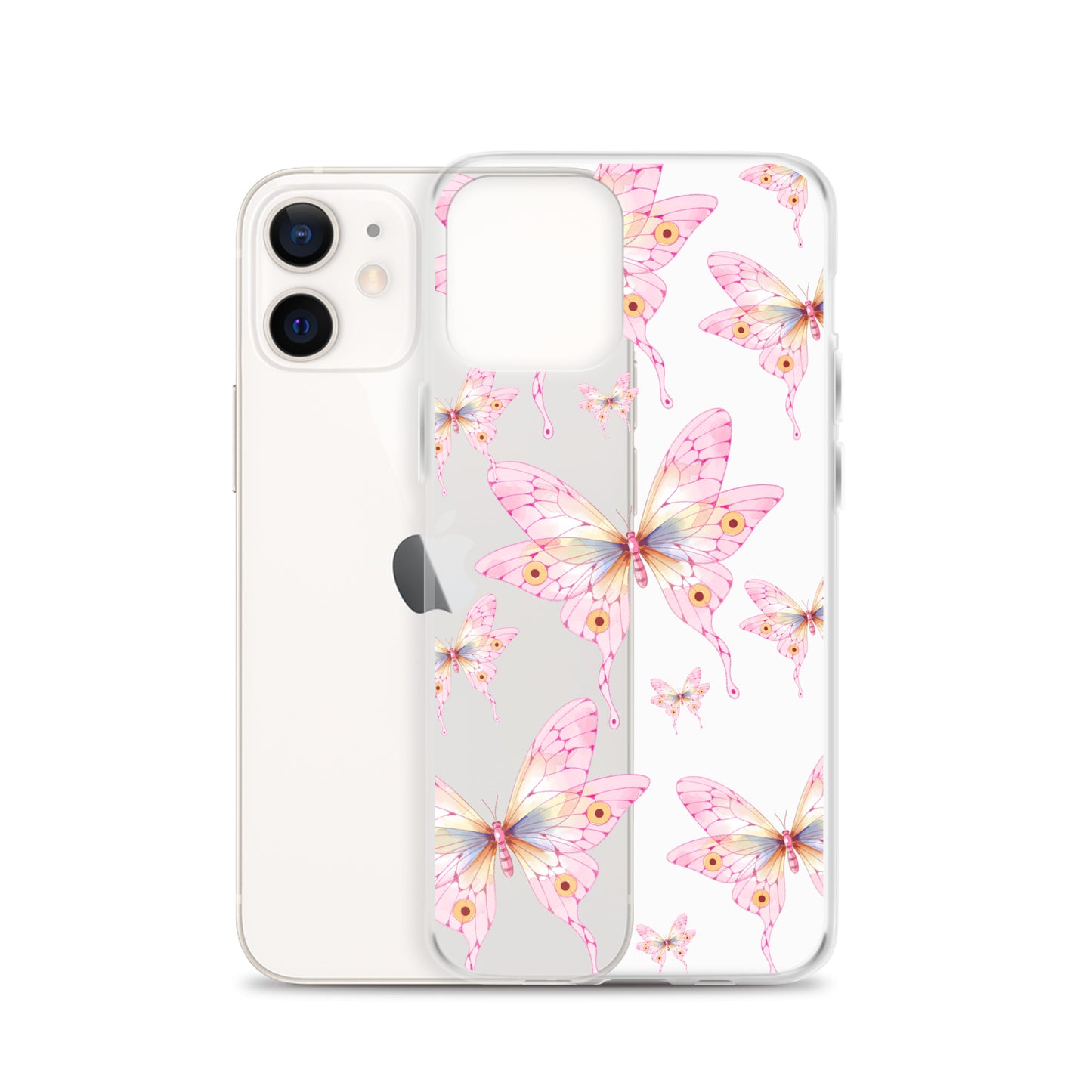 Pink Butterfly- Clear Case for iPhone®