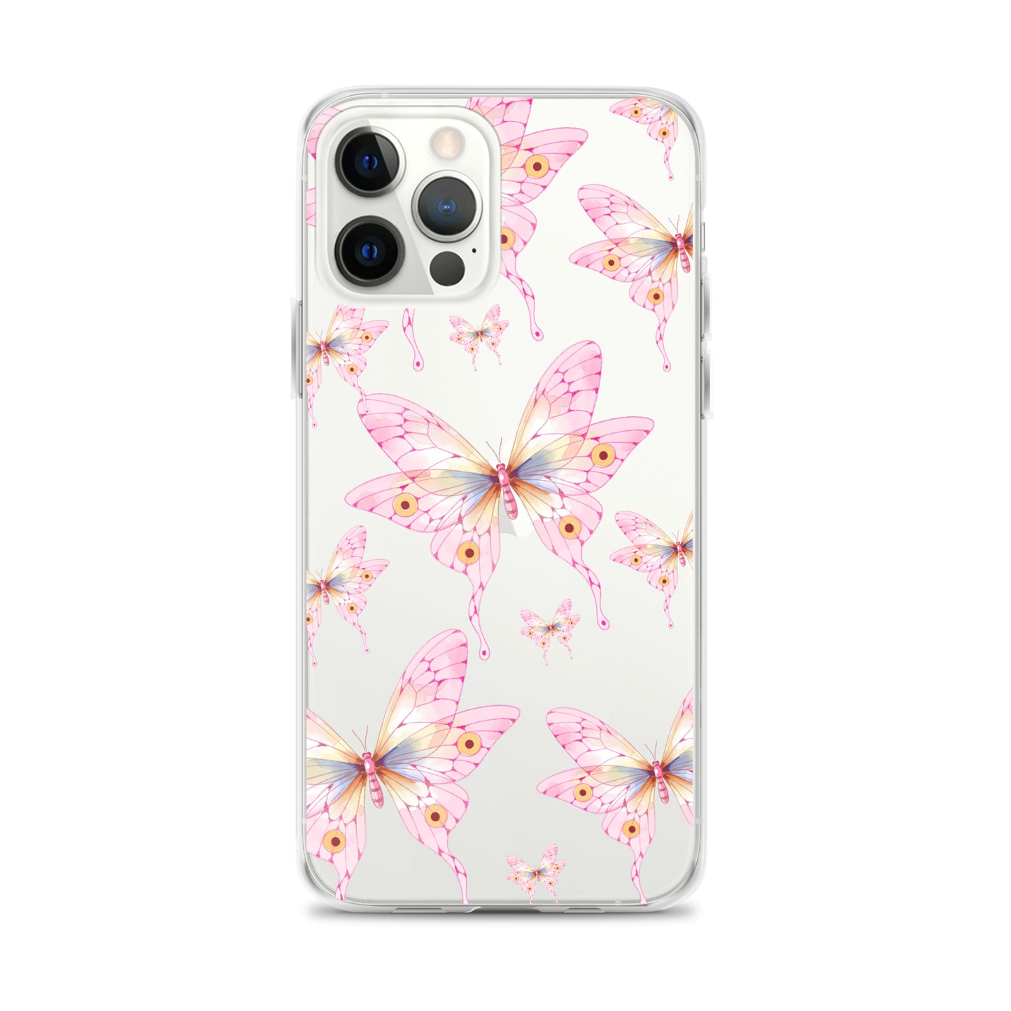 Pink Butterfly- Clear Case for iPhone®