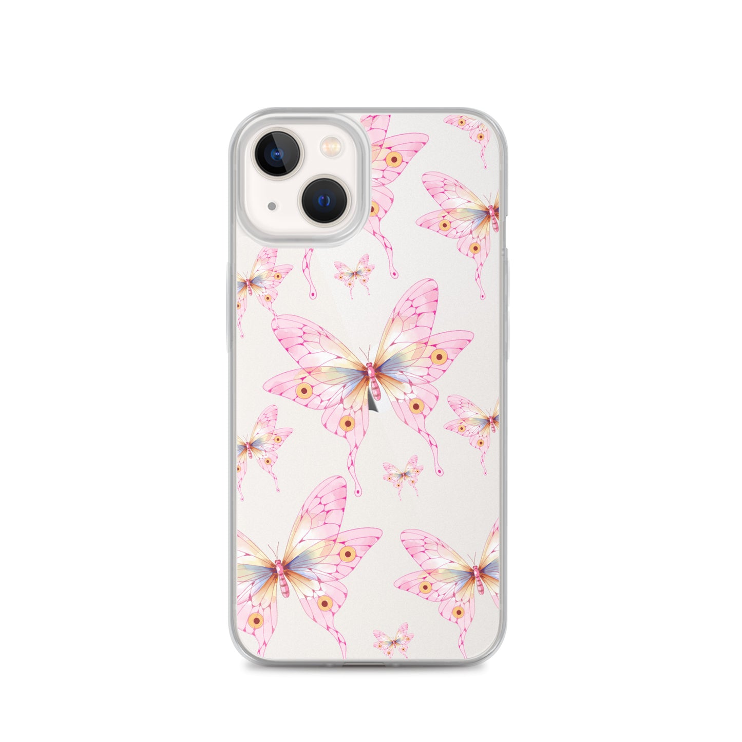 Pink Butterfly- Clear Case for iPhone®