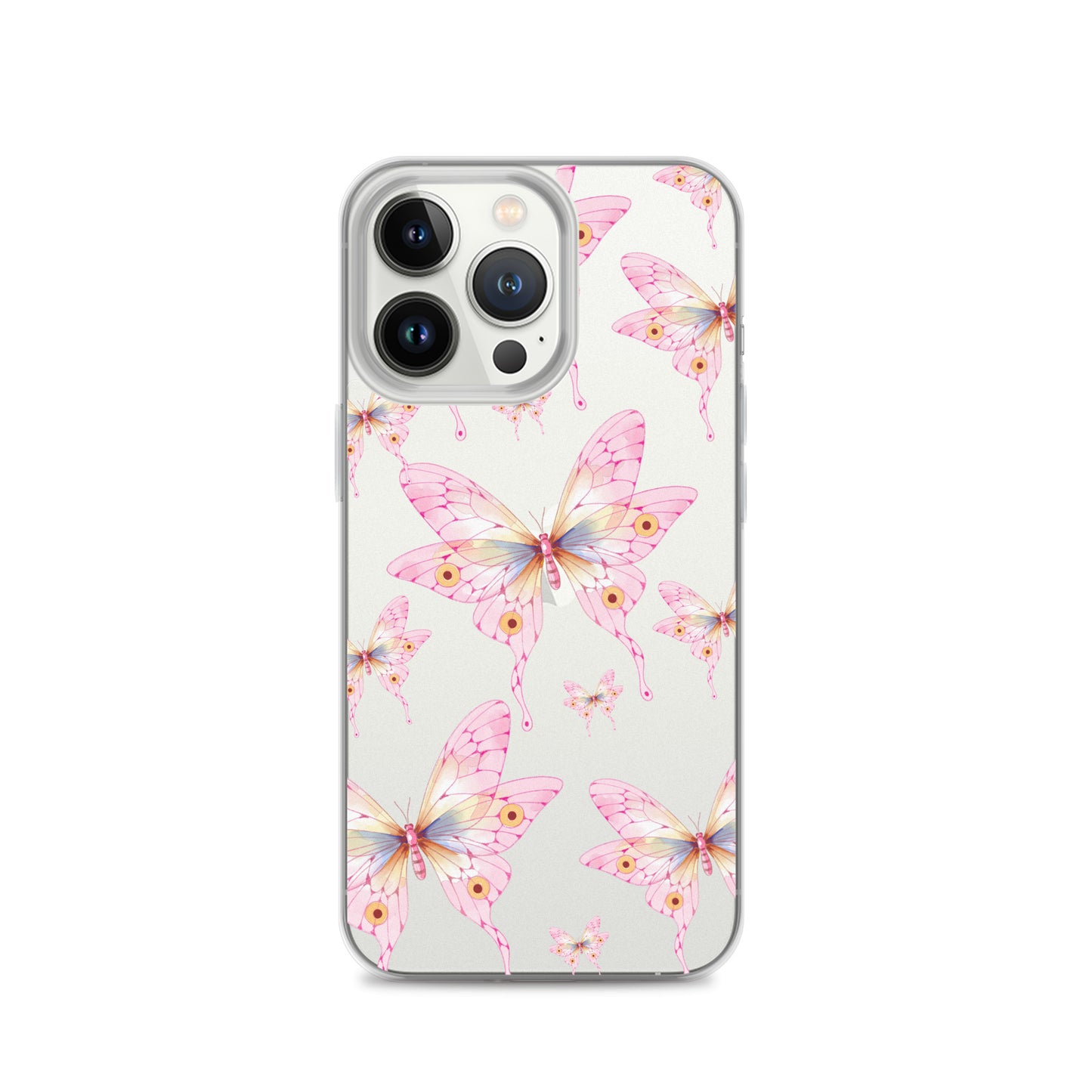 Pink Butterfly- Clear Case for iPhone®