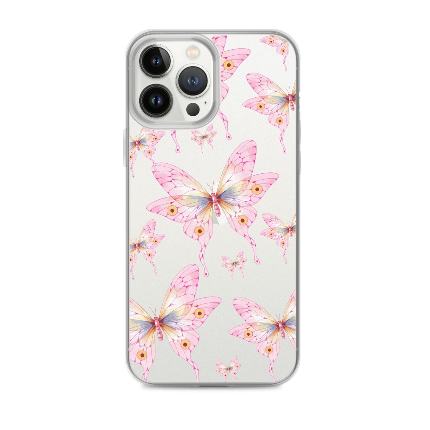 Pink Butterfly- Clear Case for iPhone®