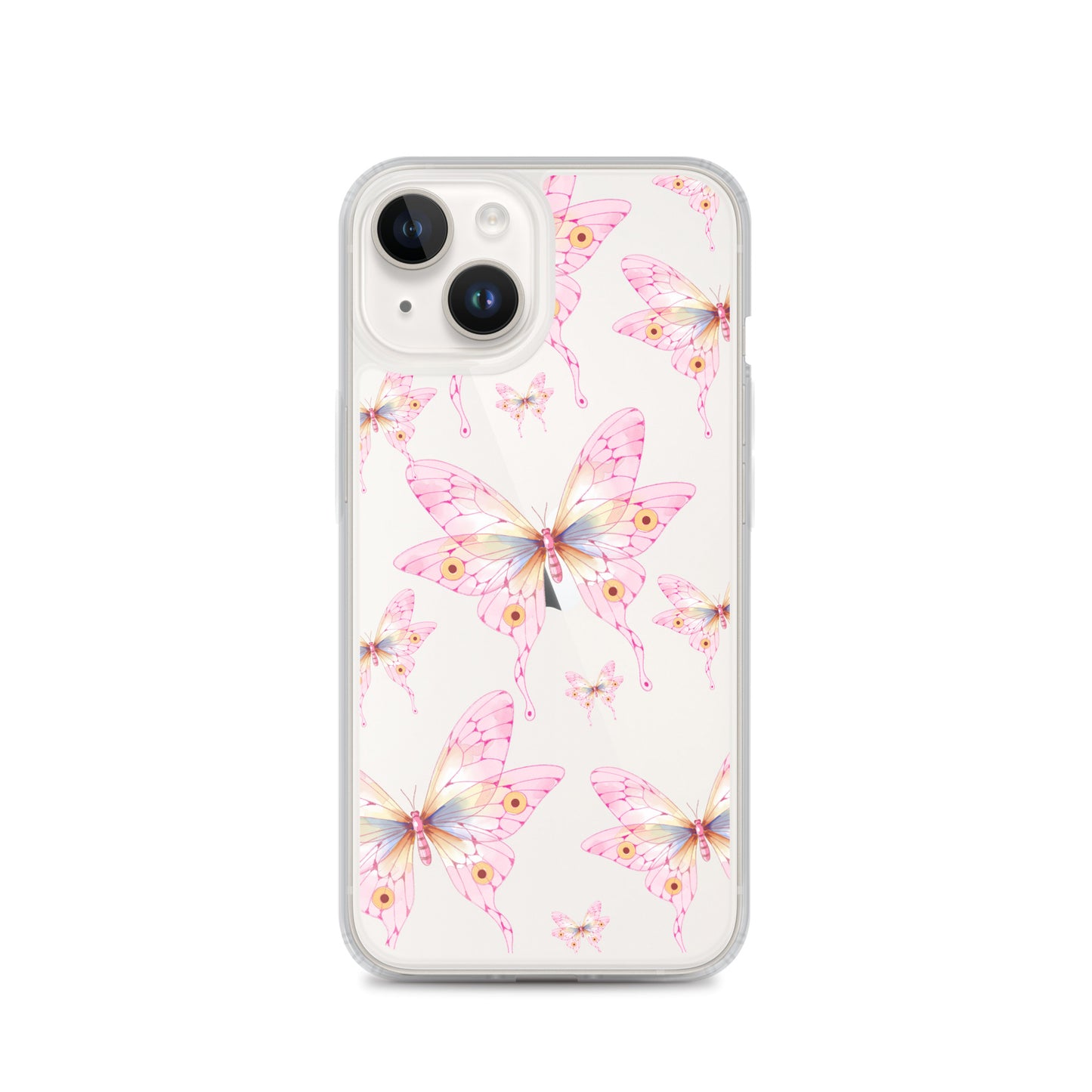 Pink Butterfly- Clear Case for iPhone®