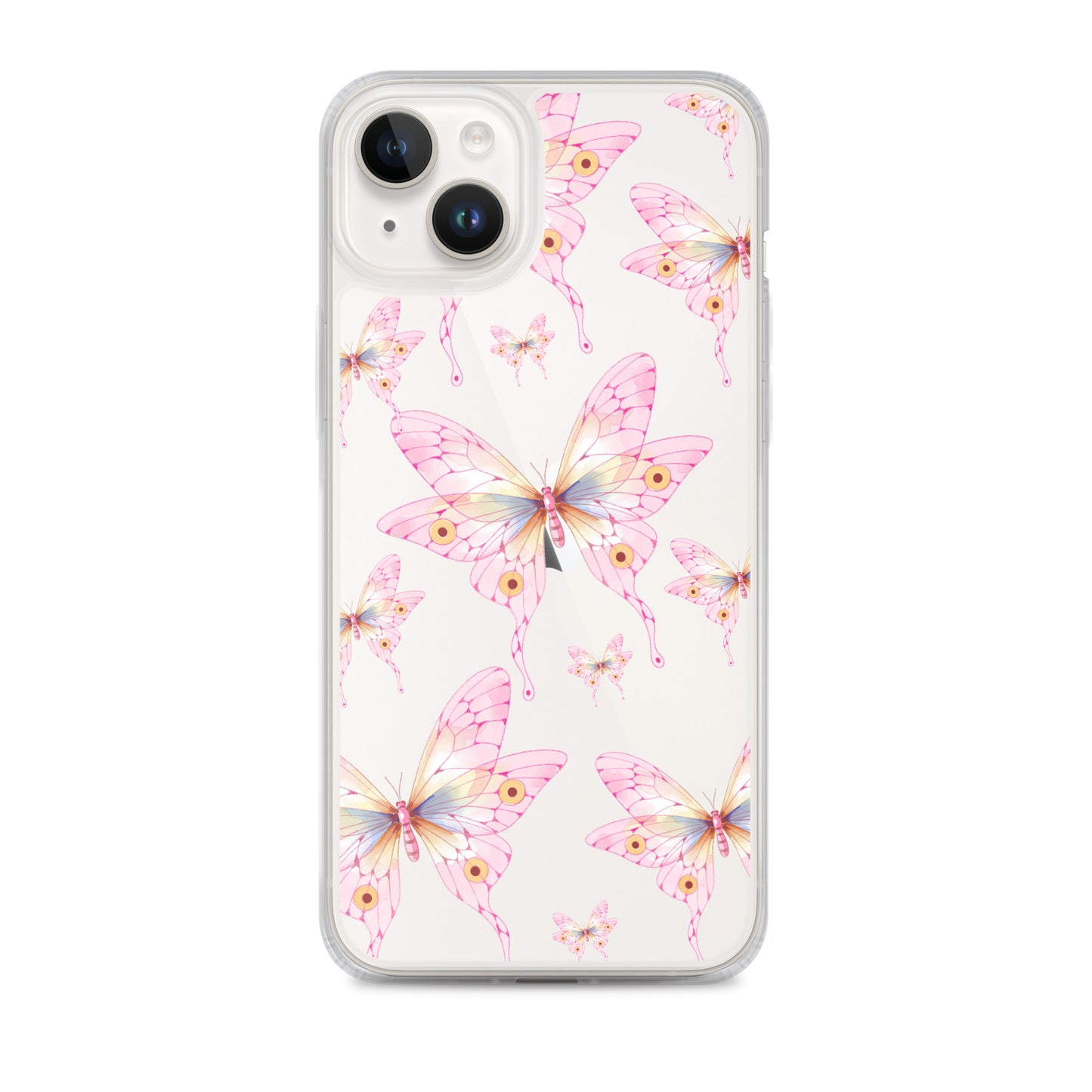 Pink Butterfly- Clear Case for iPhone®