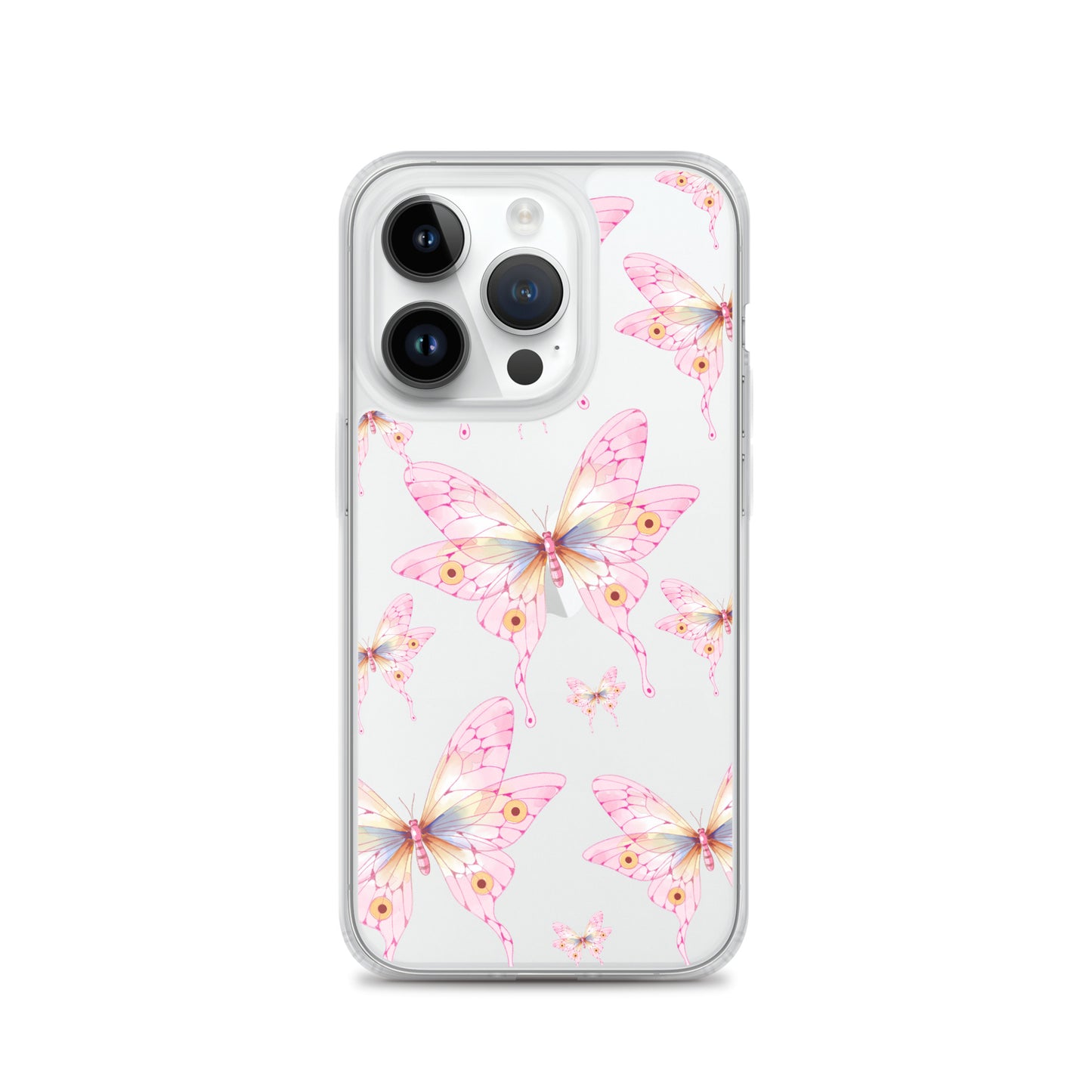 Pink Butterfly- Clear Case for iPhone®