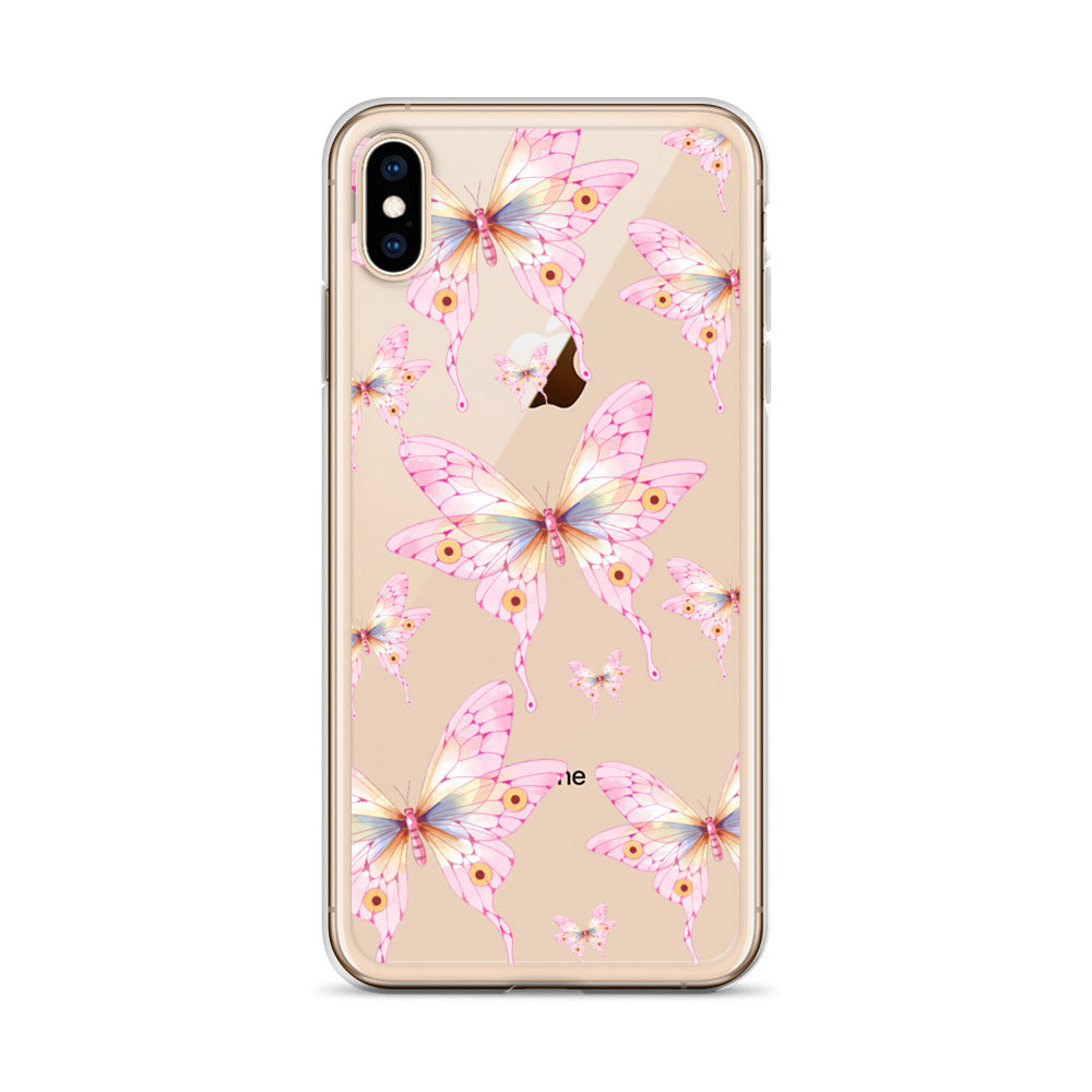 Pink Butterfly- Clear Case for iPhone®