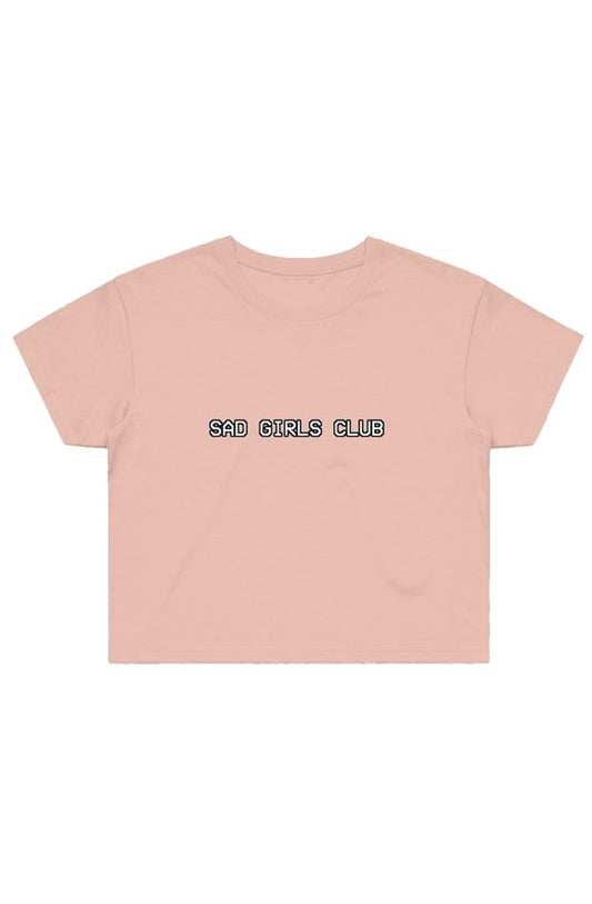 Sad Girls Club- Crop Top (Pink)