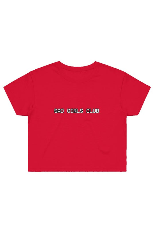 Sad Girls Club- Crop Top (Red)