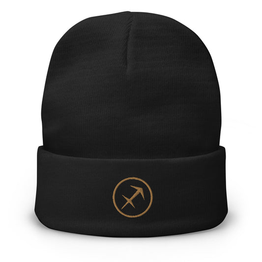 Sagittarius- Embroidered Beanie