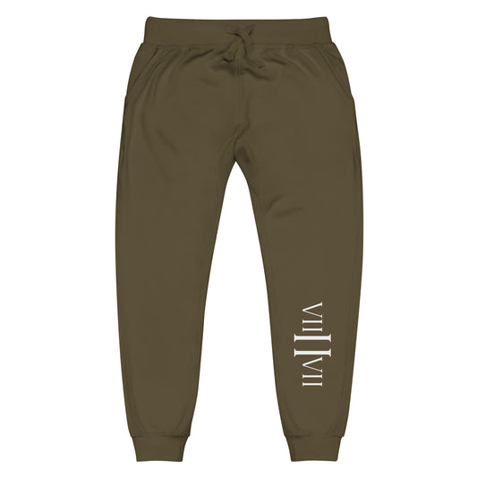 VII II VII- Fleece Sweatpants (Military Green)