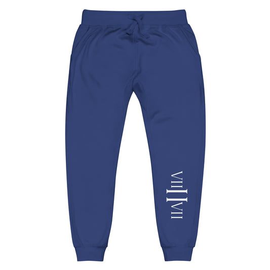 VII II VII- Fleece Sweatpants (Royal Blue)