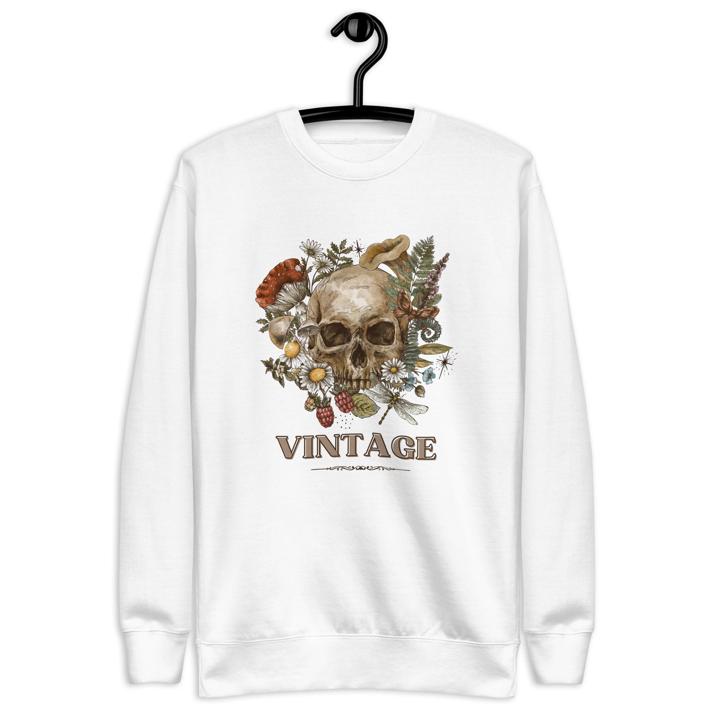 Vintage Skull- Sweatshirt