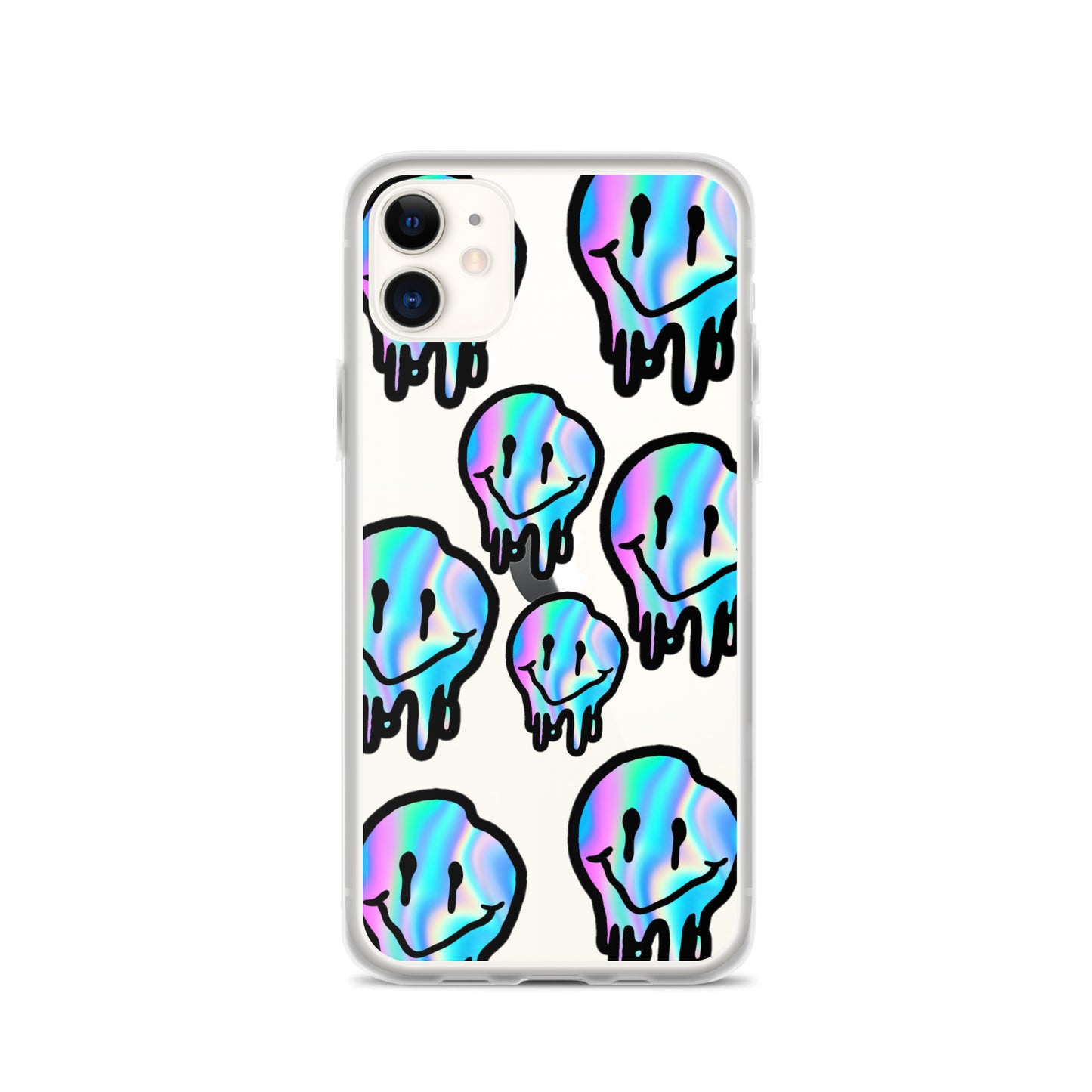 Trippy Smiley- Clear Case for iPhone®