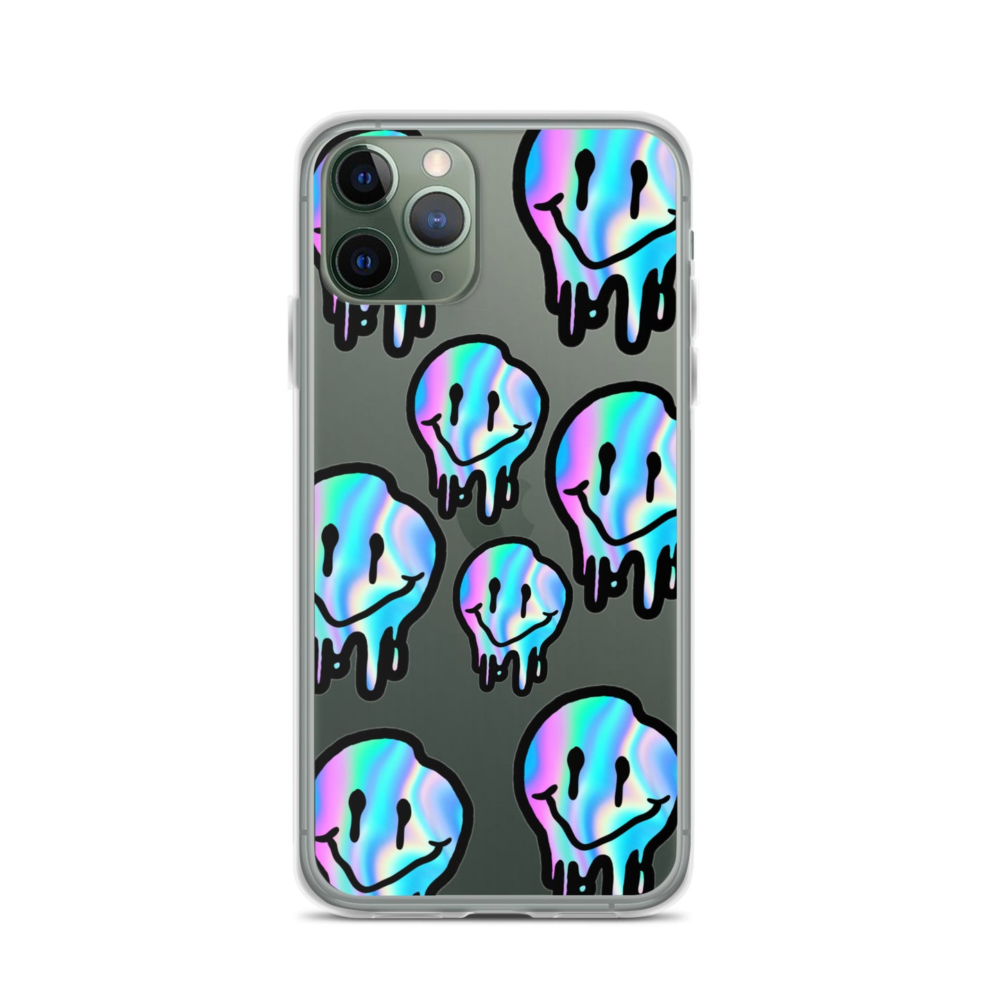 Trippy Smiley- Clear Case for iPhone®