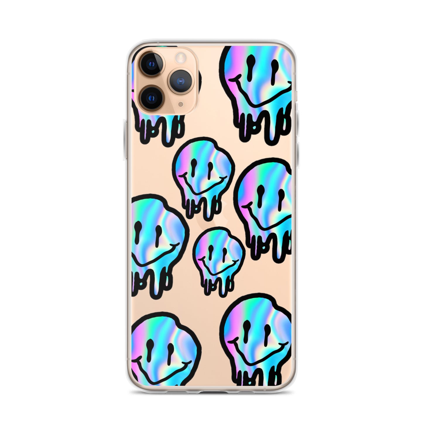 Trippy Smiley- Clear Case for iPhone®