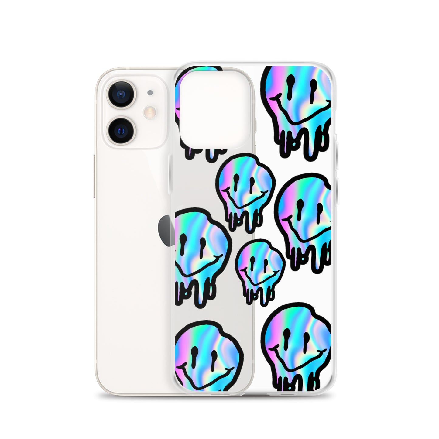 Trippy Smiley- Clear Case for iPhone®