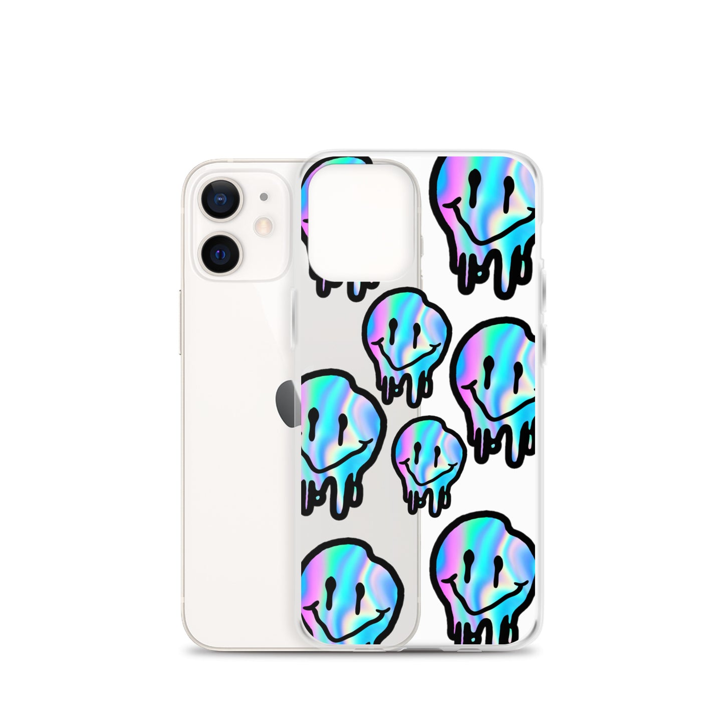 Trippy Smiley- Clear Case for iPhone®