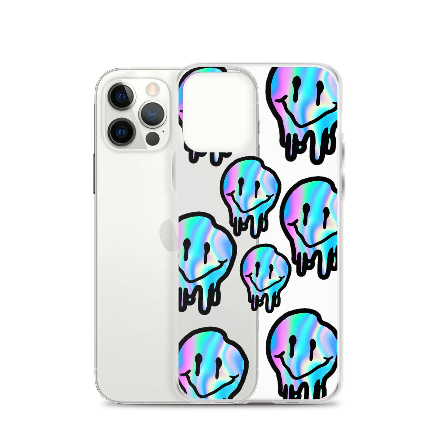 Trippy Smiley- Clear Case for iPhone®