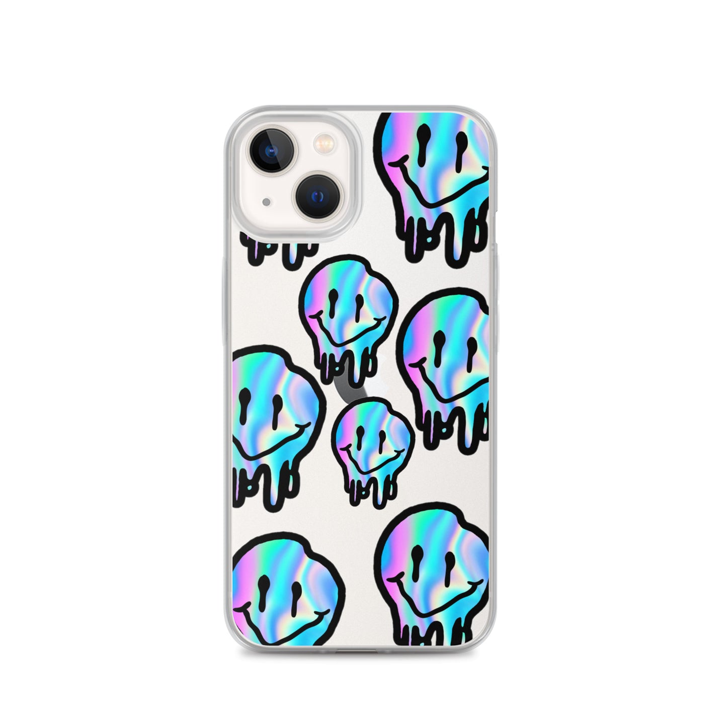 Trippy Smiley- Clear Case for iPhone®