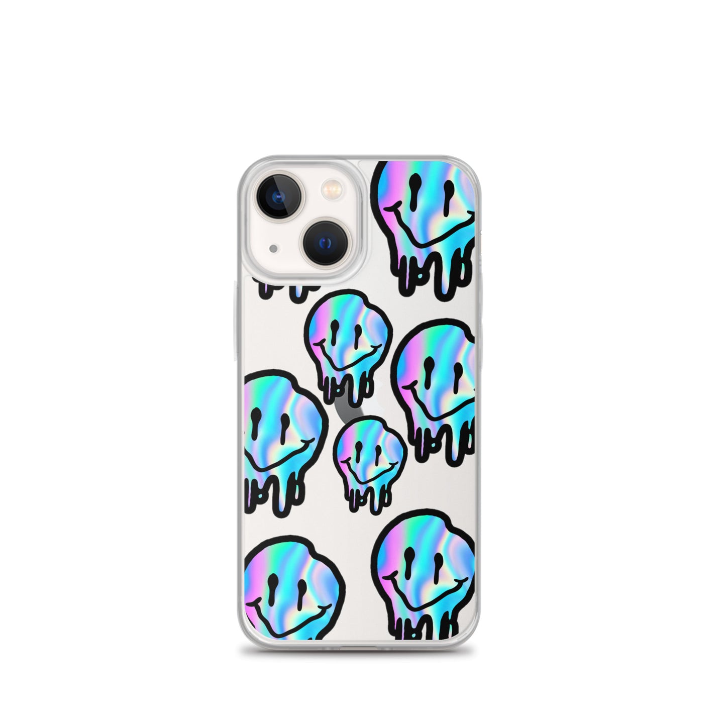 Trippy Smiley- Clear Case for iPhone®