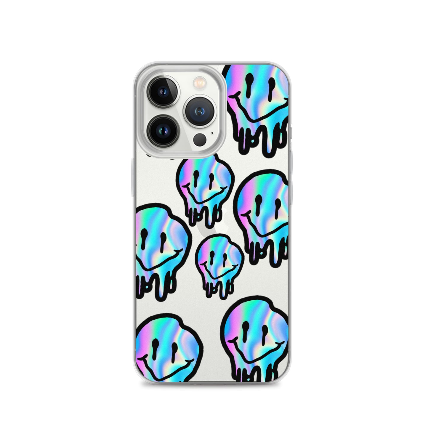 Trippy Smiley- Clear Case for iPhone®