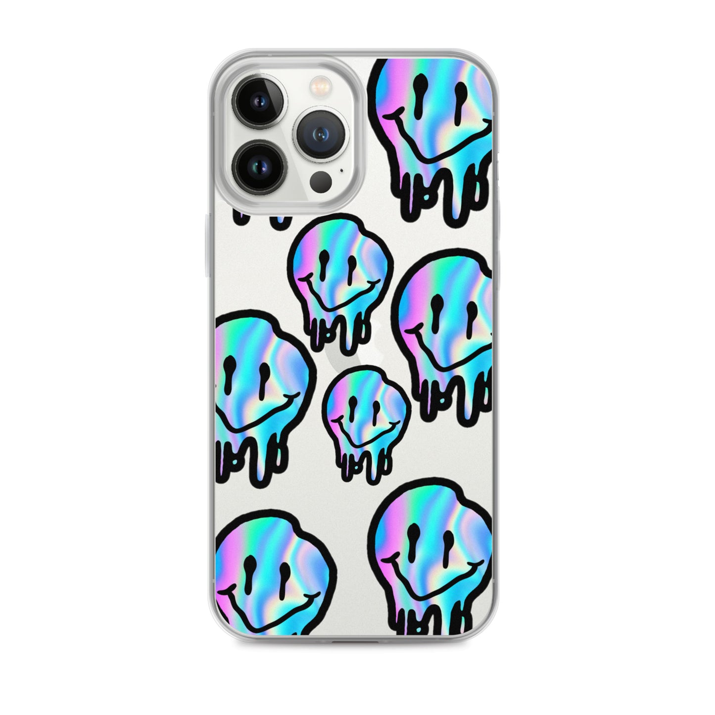 Trippy Smiley- Clear Case for iPhone®