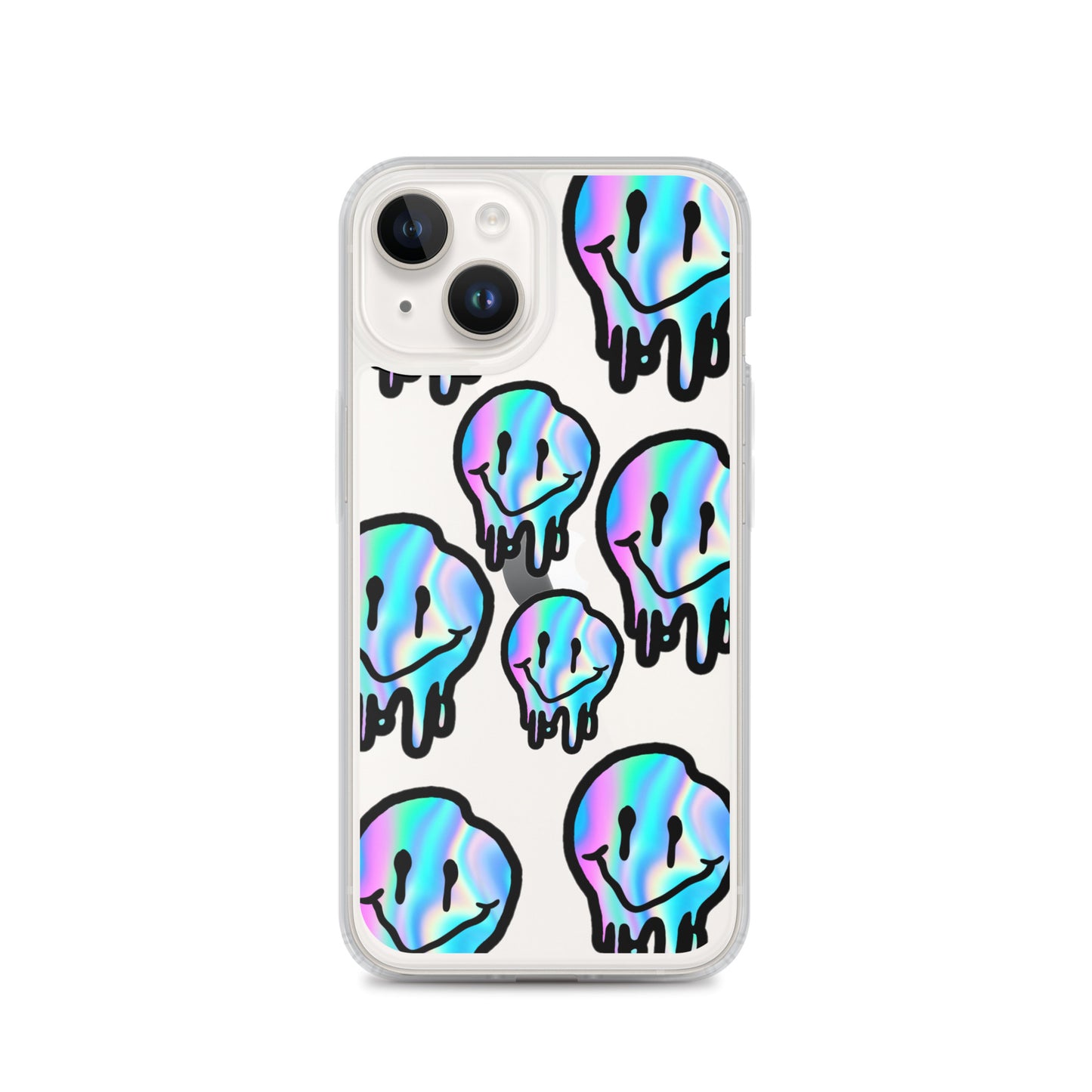 Trippy Smiley- Clear Case for iPhone®