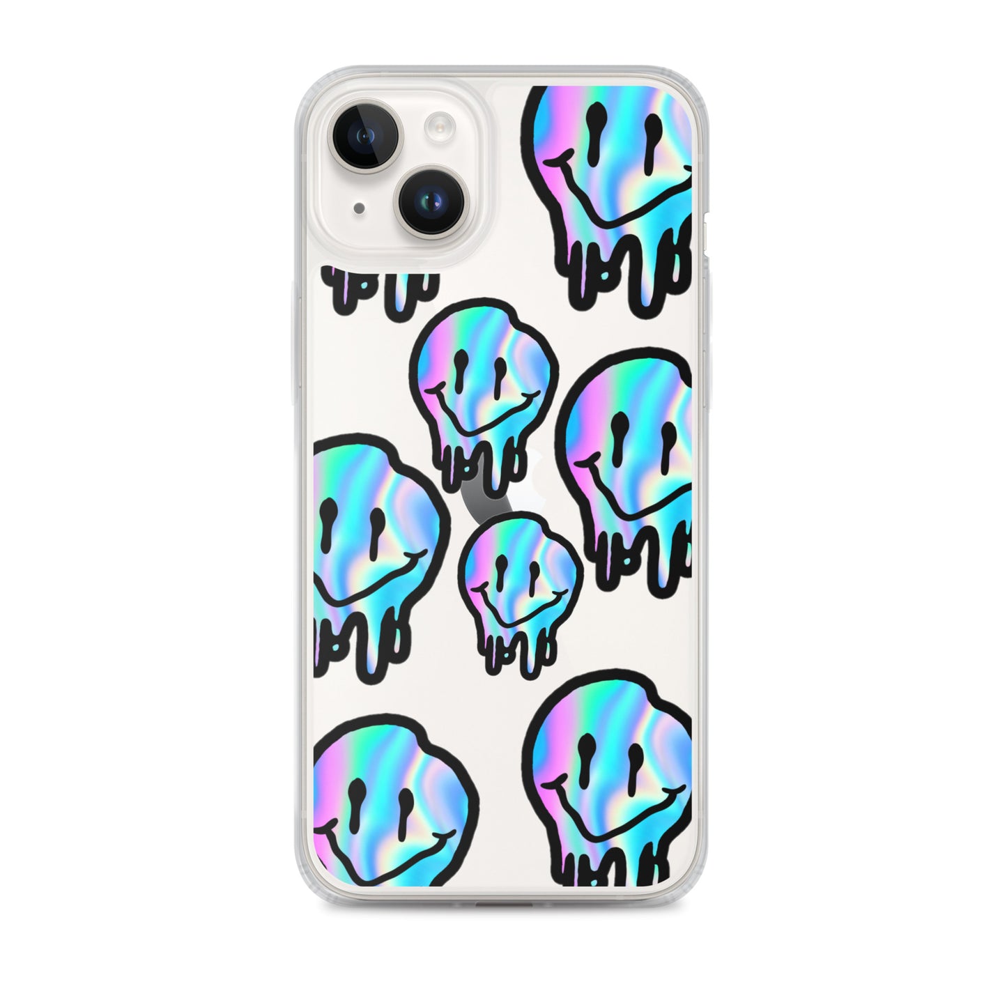 Trippy Smiley- Clear Case for iPhone®